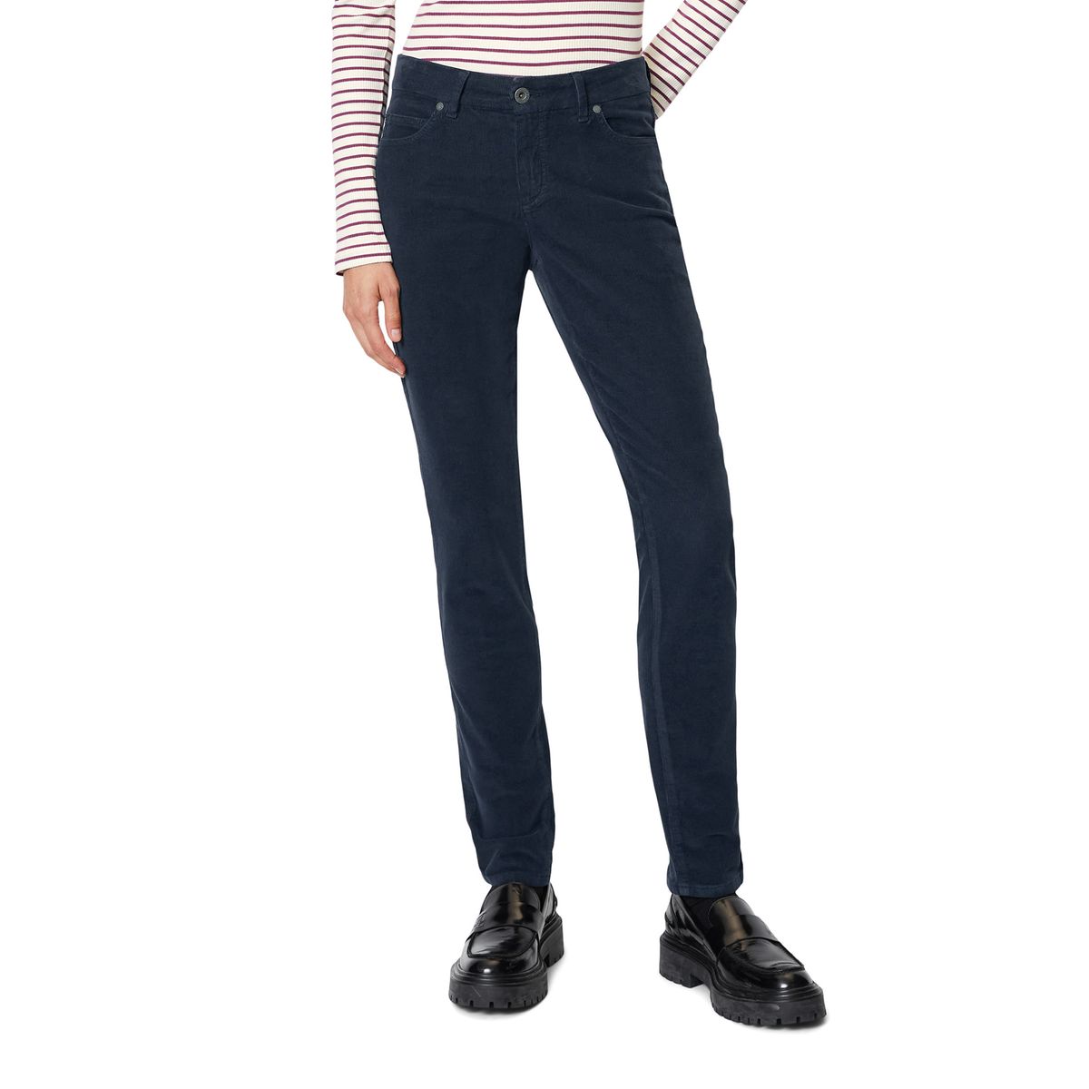 Pantalon velours cotel slim femme La Redoute