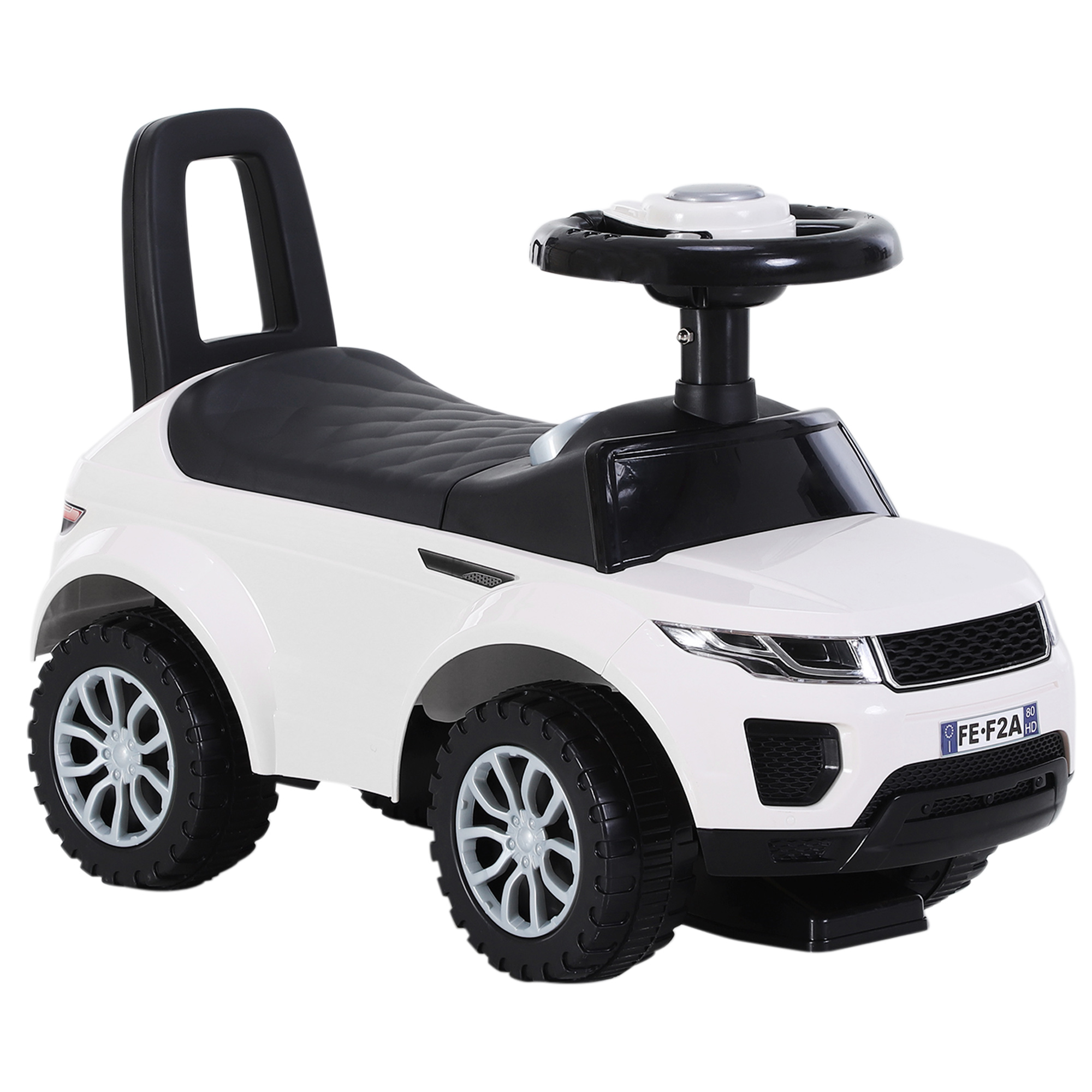 Voiture à glisse pour enfants Plastique Blanc, HOMCOM