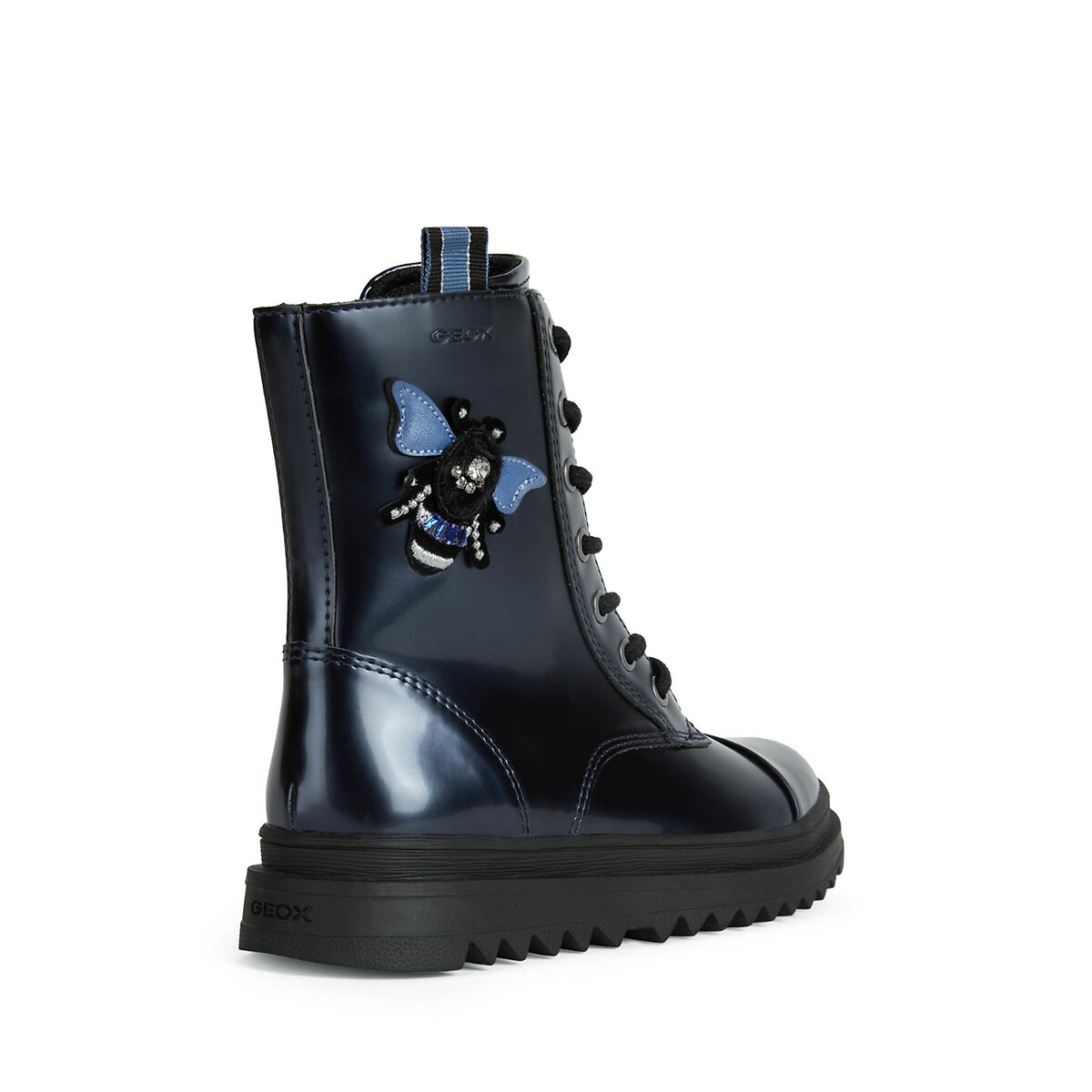 Botas transpirables de charol gillyjaw oscuro Geox | Redoute