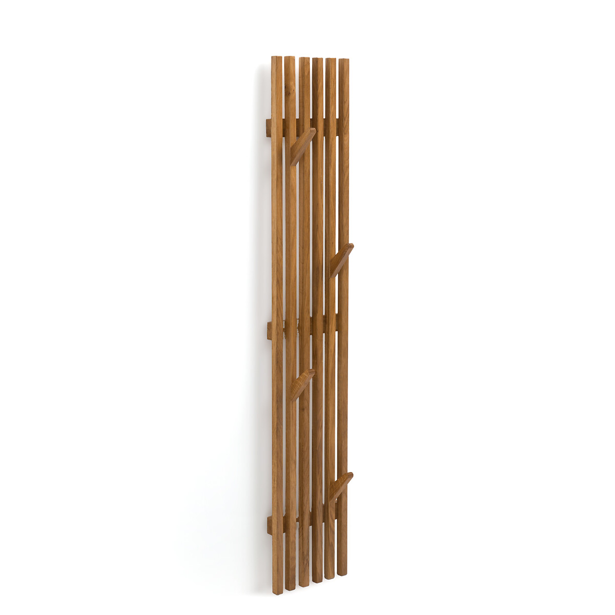Cabide de pé em metal e madeira, agama preto/madeira La Redoute Interieurs