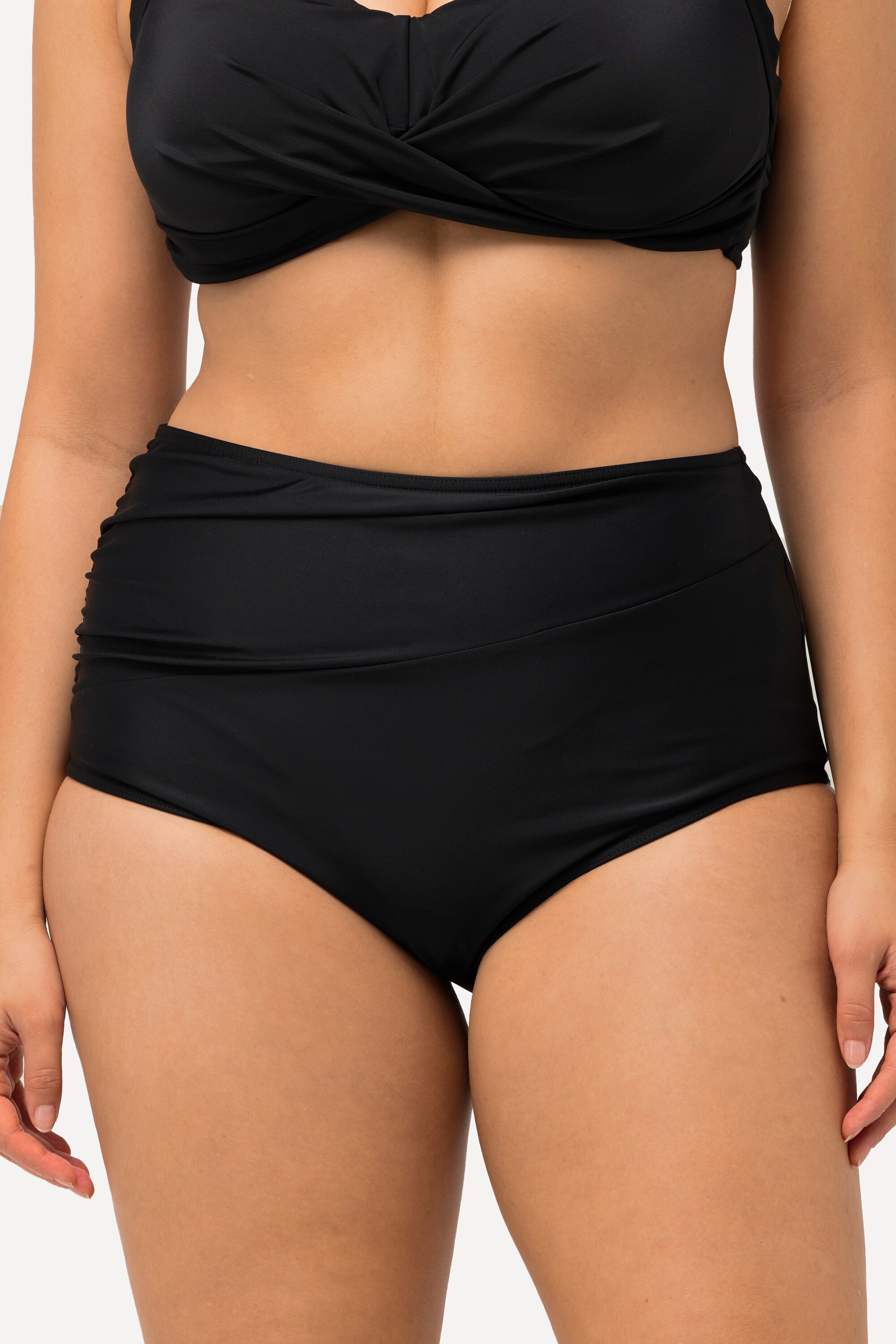 Bas de bikini, drapé, taille haute, ULLA POPKEN