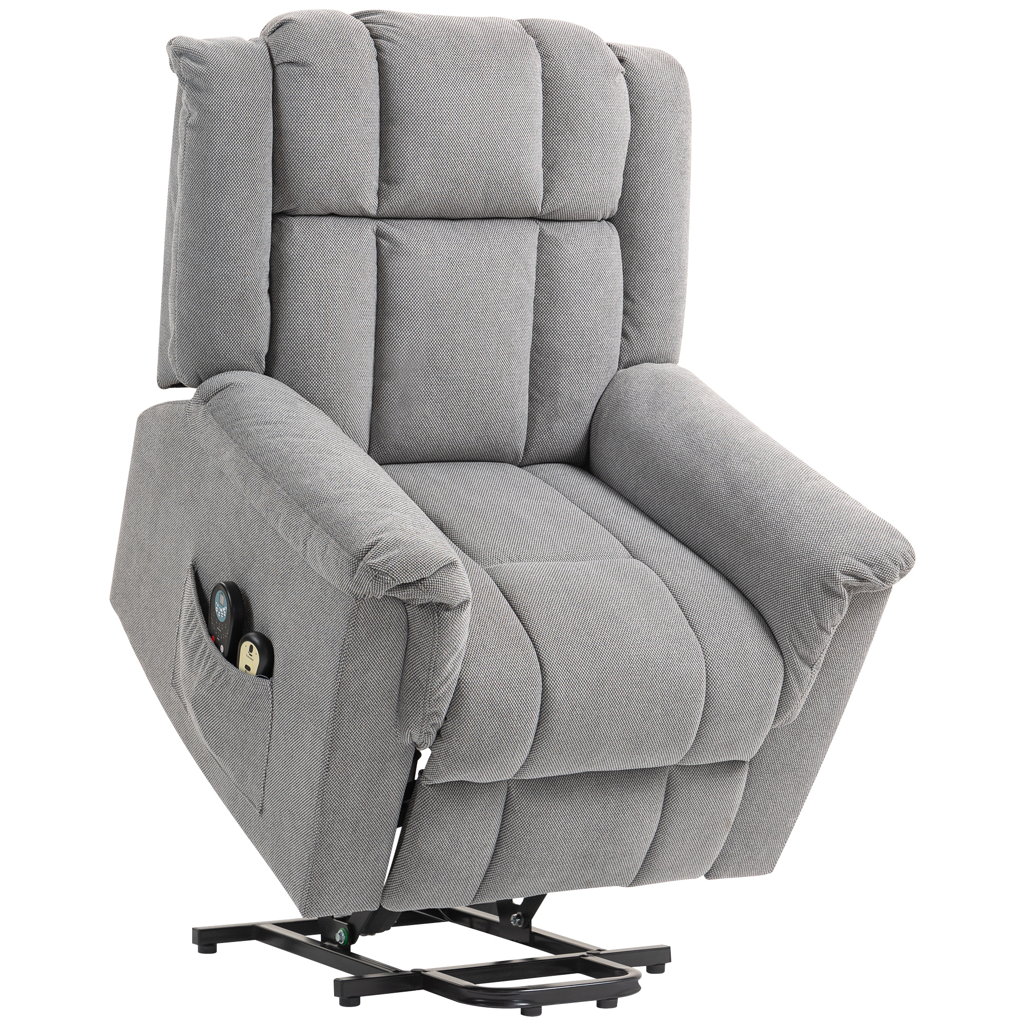 Fauteuil releveur multifonctionnel Chenille, HOMCOM