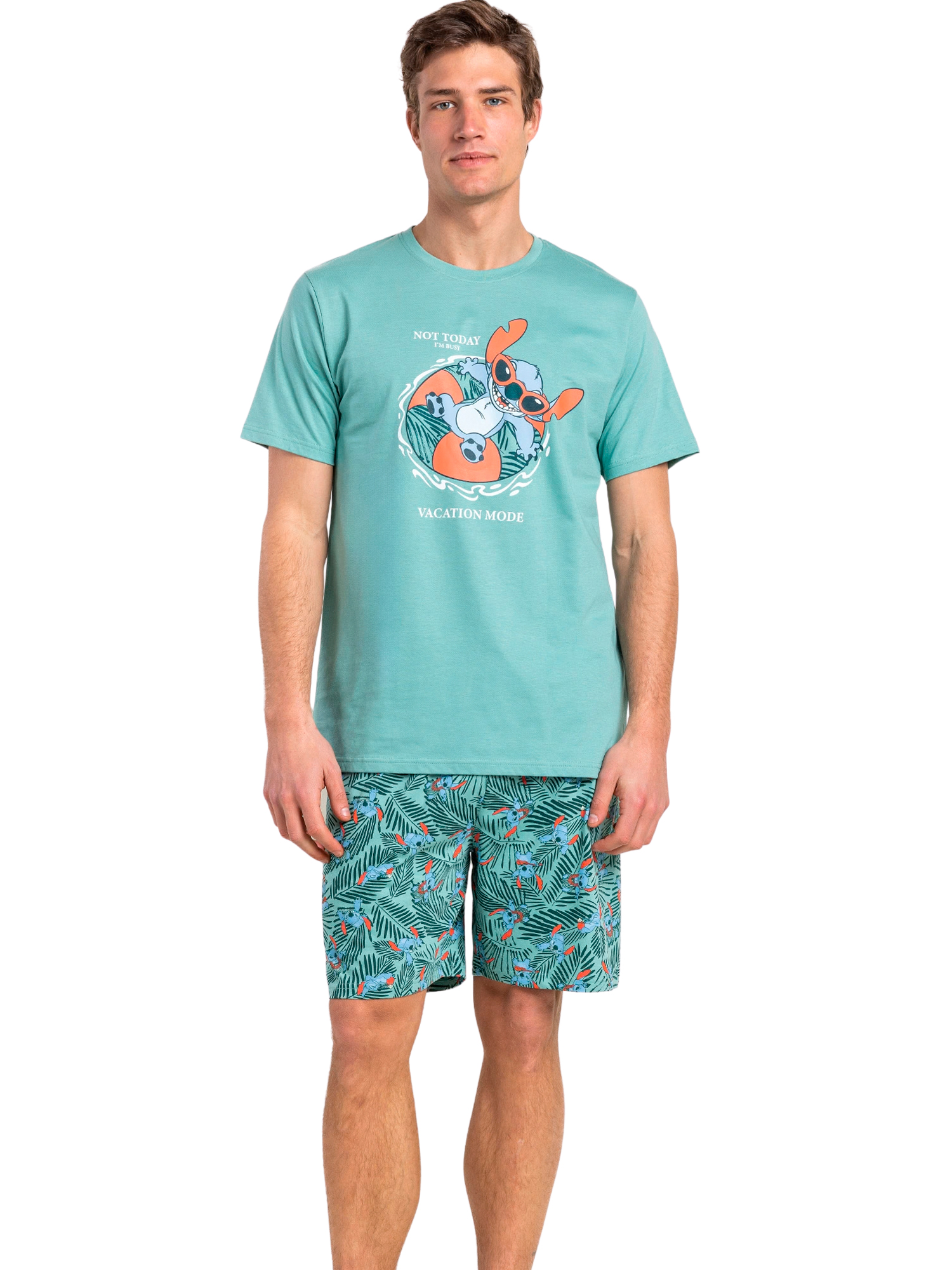 Pyjama short t-shirt Vacation Mode Disney, ADMAS
