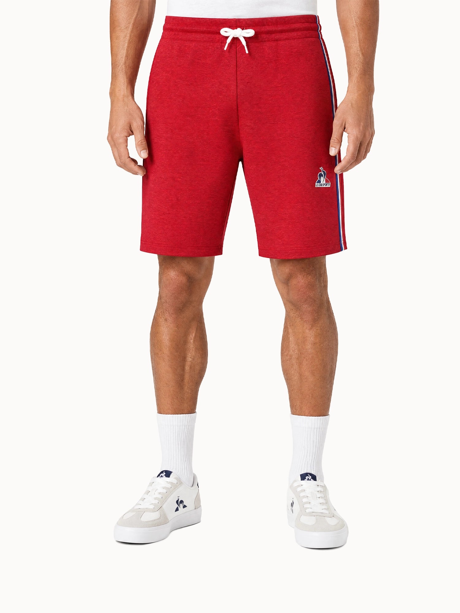 Short en molleton léger avec détail tricolore Tricolores, LE COQ SPORTIF