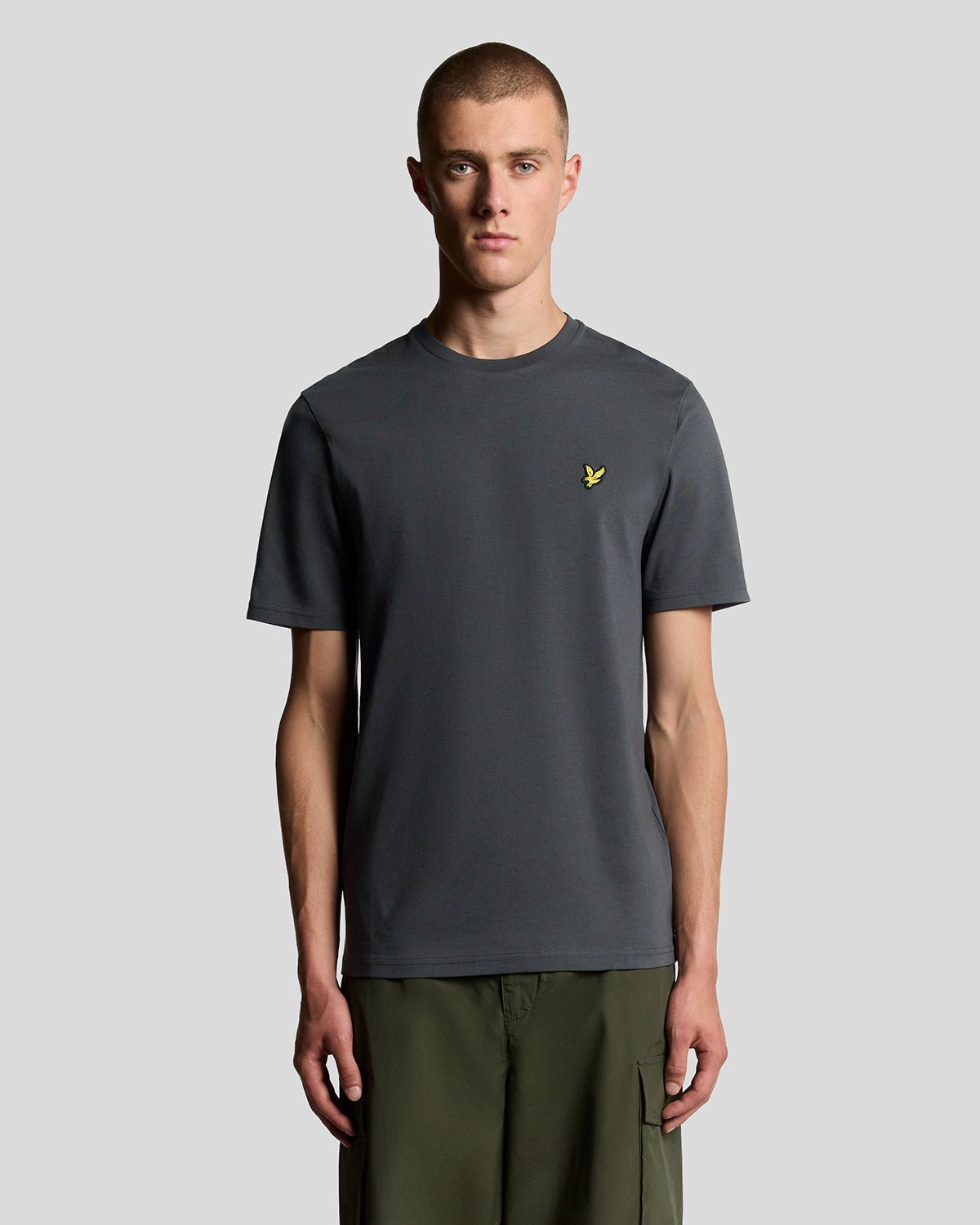 T-shirt en coton col rond, LYLE & SCOTT