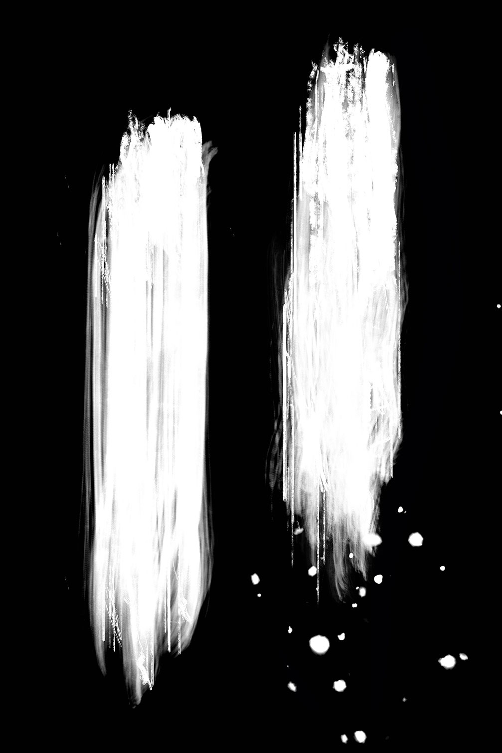 Tableau abstrait épreuve négative, HEXOA