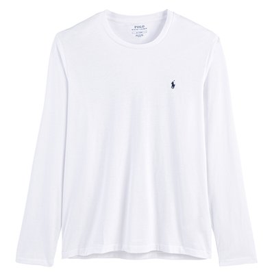 T-shirt pigiama a maniche lunghe con logo piccolo POLO RALPH LAUREN