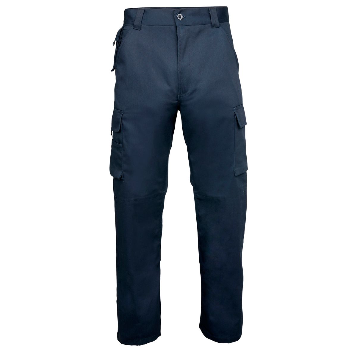 Pantalon De Travail Homme MAZALAT - Multi-Poches Genouillères Intégrées - Taille S à XXXL - Noir/Orange