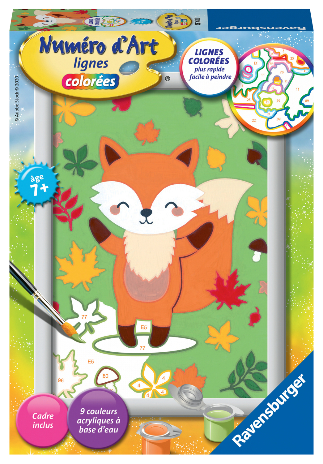 Numéro D'art Mini Format - Ravensburger - Renard, RAVENSBURGER
