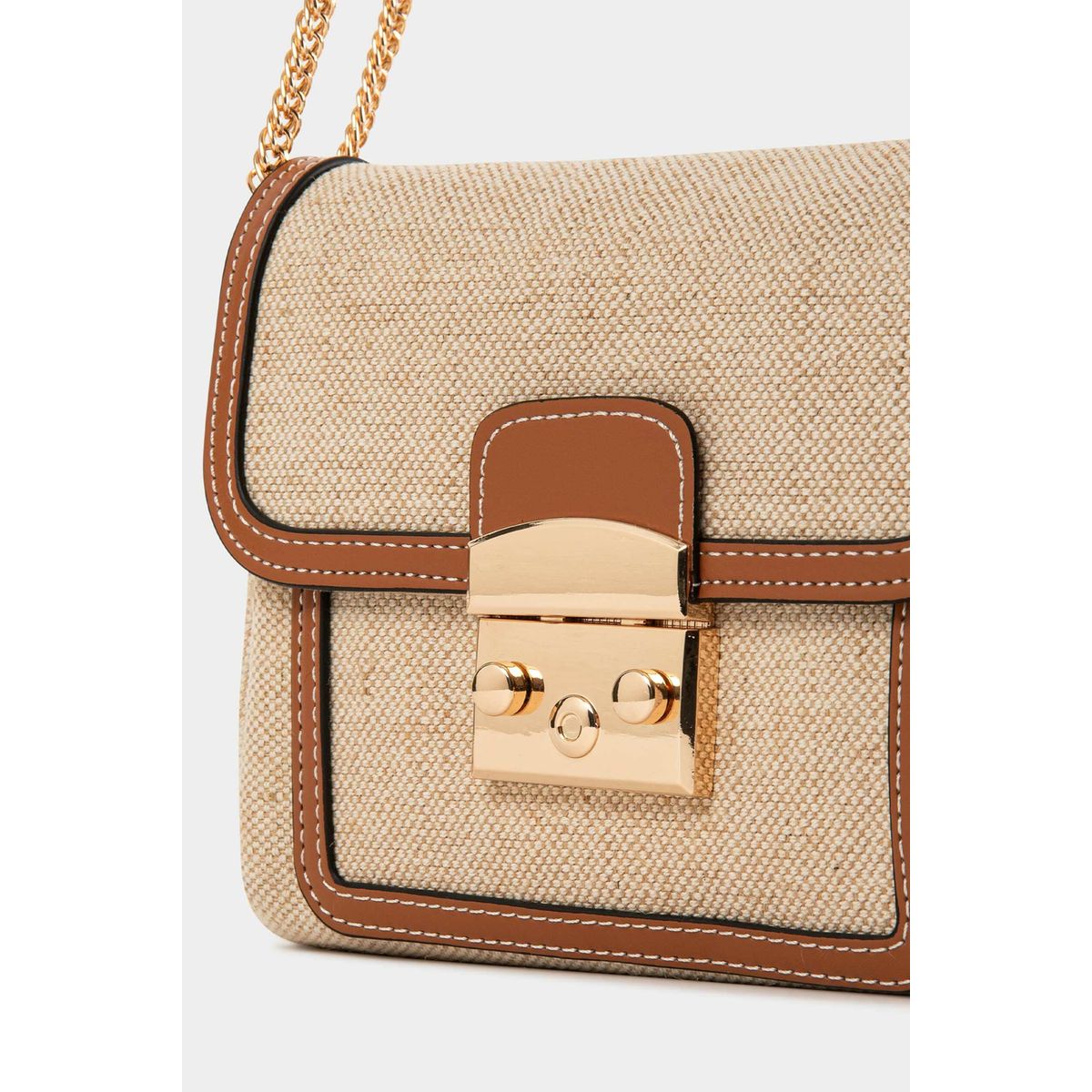 Sac rabat effet tress beige Morgan La Redoute