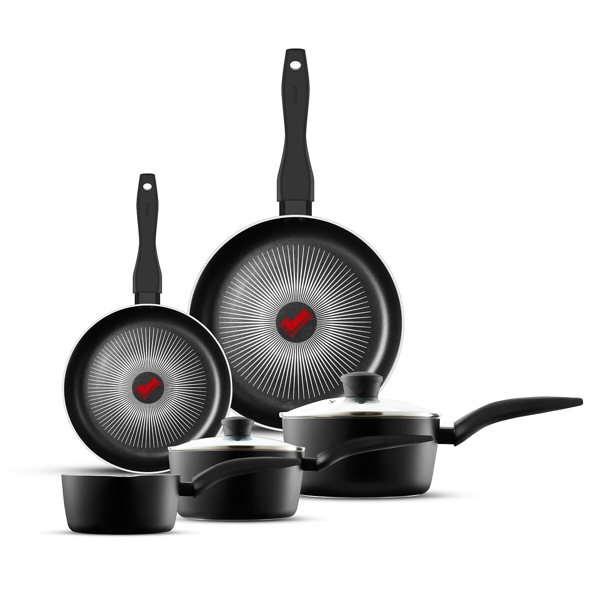 5-Piece Smart Start Forged Cookware Set, TOWER