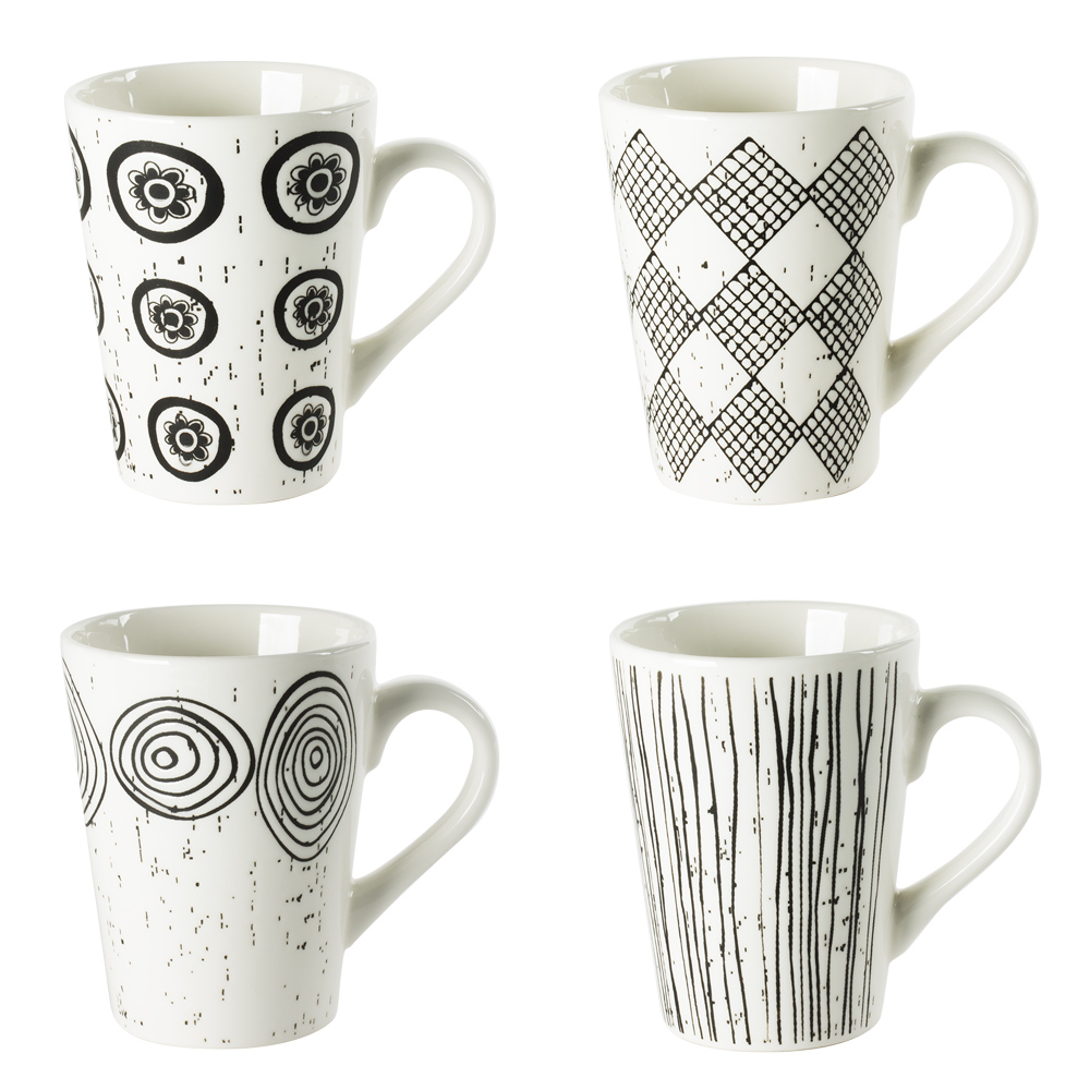 Coffret de 4 tasses Palawan 14 cl - PALAWAN, TABLE PASSION