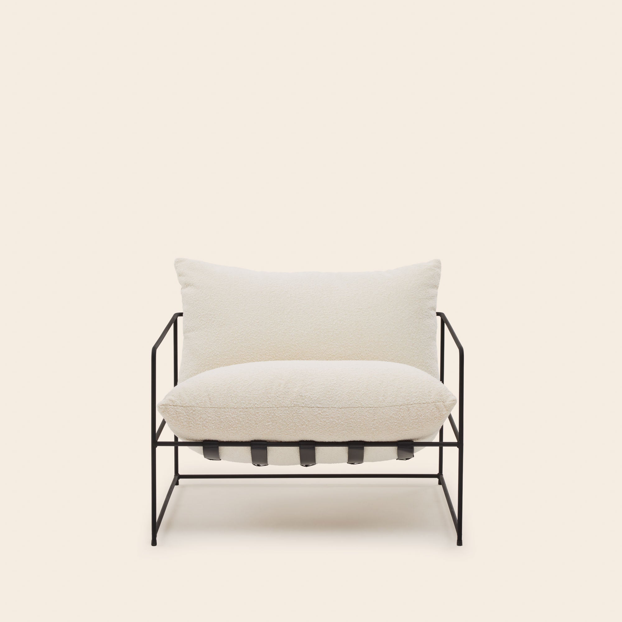 Fauteuil en Structure métal et tissé Glory ALCENO, MADURA