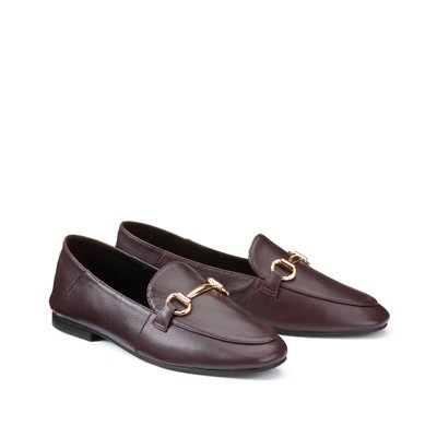 Loafers in leer met morsetti LA REDOUTE COLLECTIONS