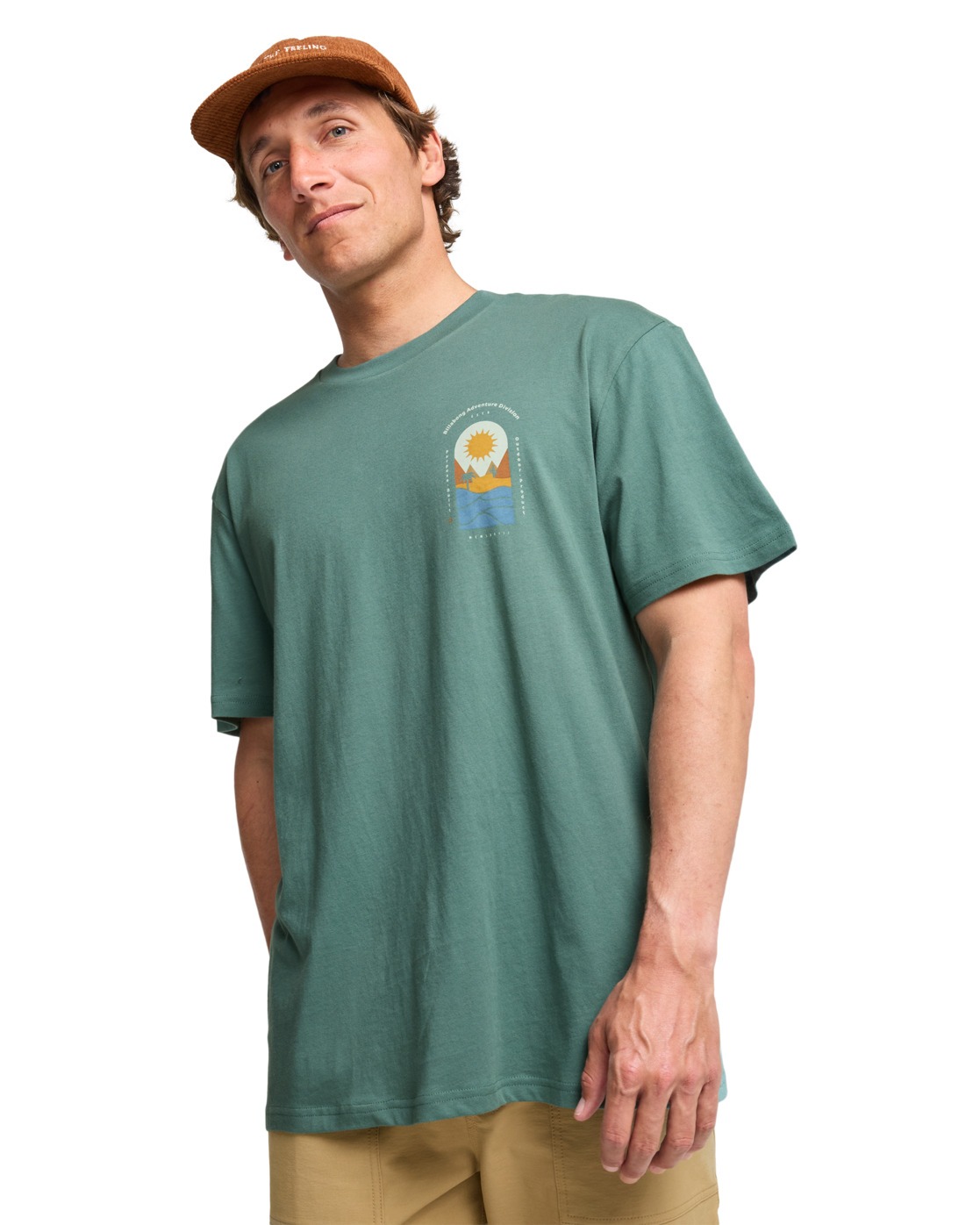 T shirt manches courtes SUN DOWN A/DIV PREMIUM, BILLABONG