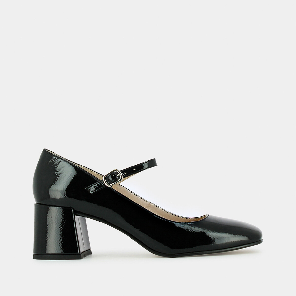 Alienor leather mary janes, black patent, Jonak | La Redoute