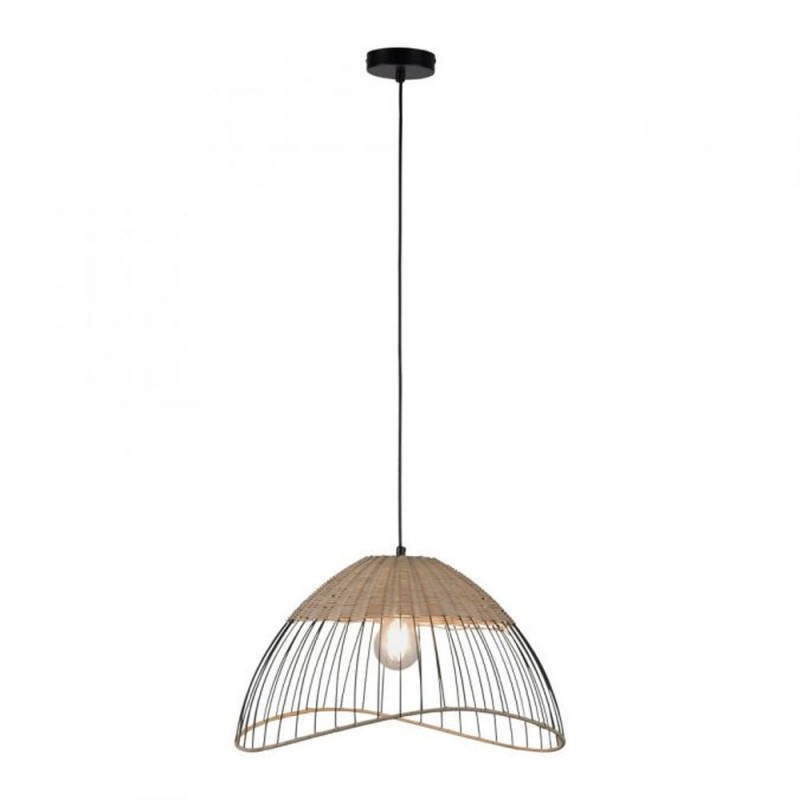 Lustre Fauvette En Rotin Et Métal, MILLUMINE