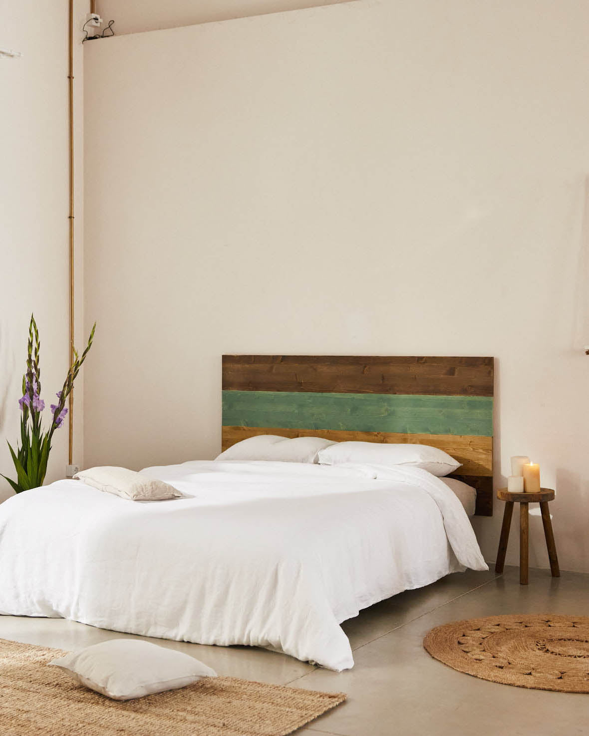 Tête de lit sapin naturel 140 cm - NALA, HANNUN