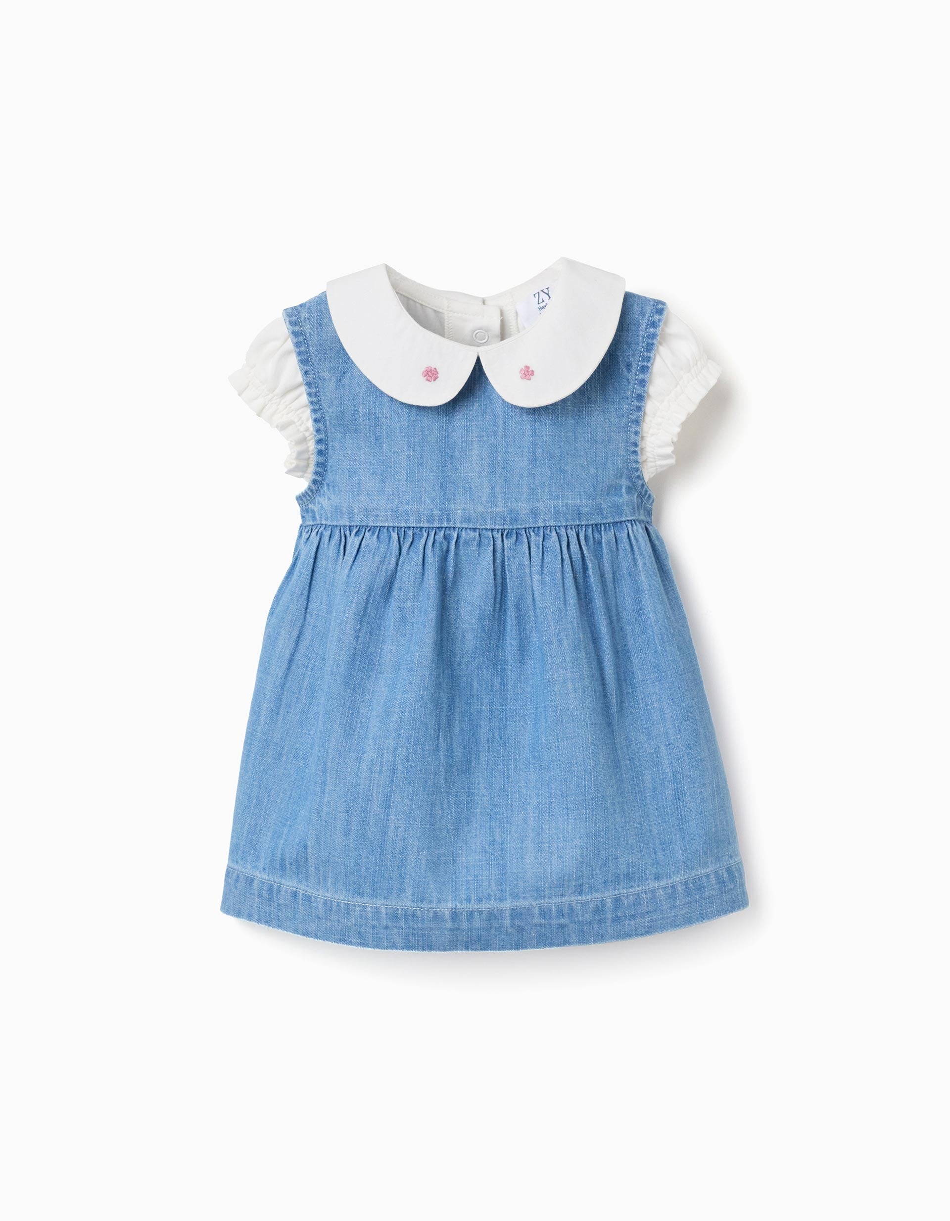 Body en coton + robe en jean sans manches, ZIPPY