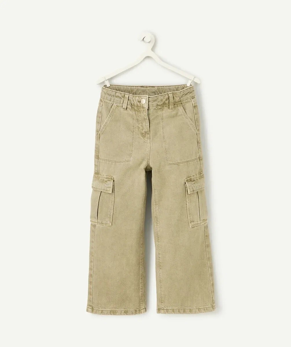 Pantalon large cargo