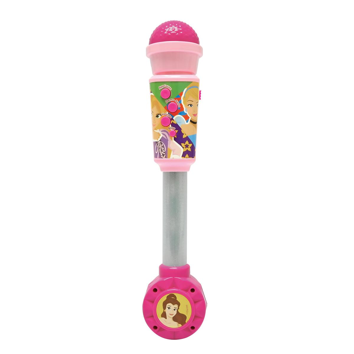 Microphone Princesses Disney avec tube lumineux, LEXIBOOK