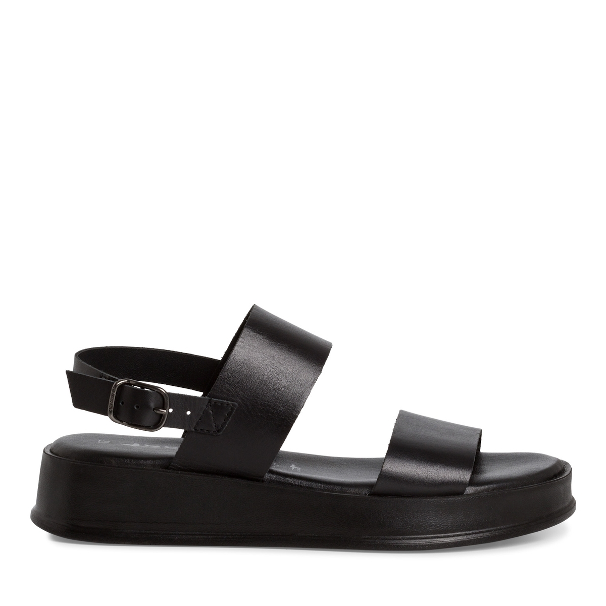 Sandales plateforme en cuir, TAMARIS