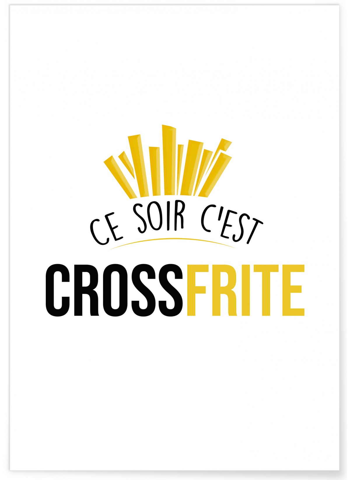Affiche 'Ce soir c'est crossfrite', L'AFFICHERIE