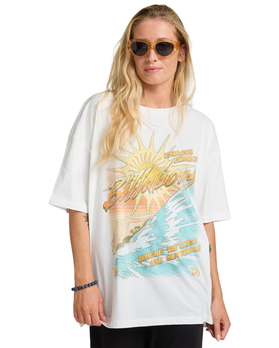 T shirt manches courtes WHERE THE SUN COLLIDE, BILLABONG