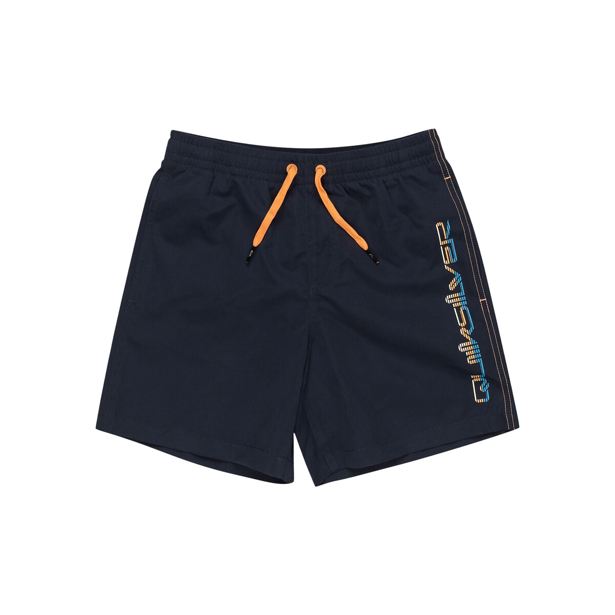 Image of Recycled Swim Shorts with Logo Print