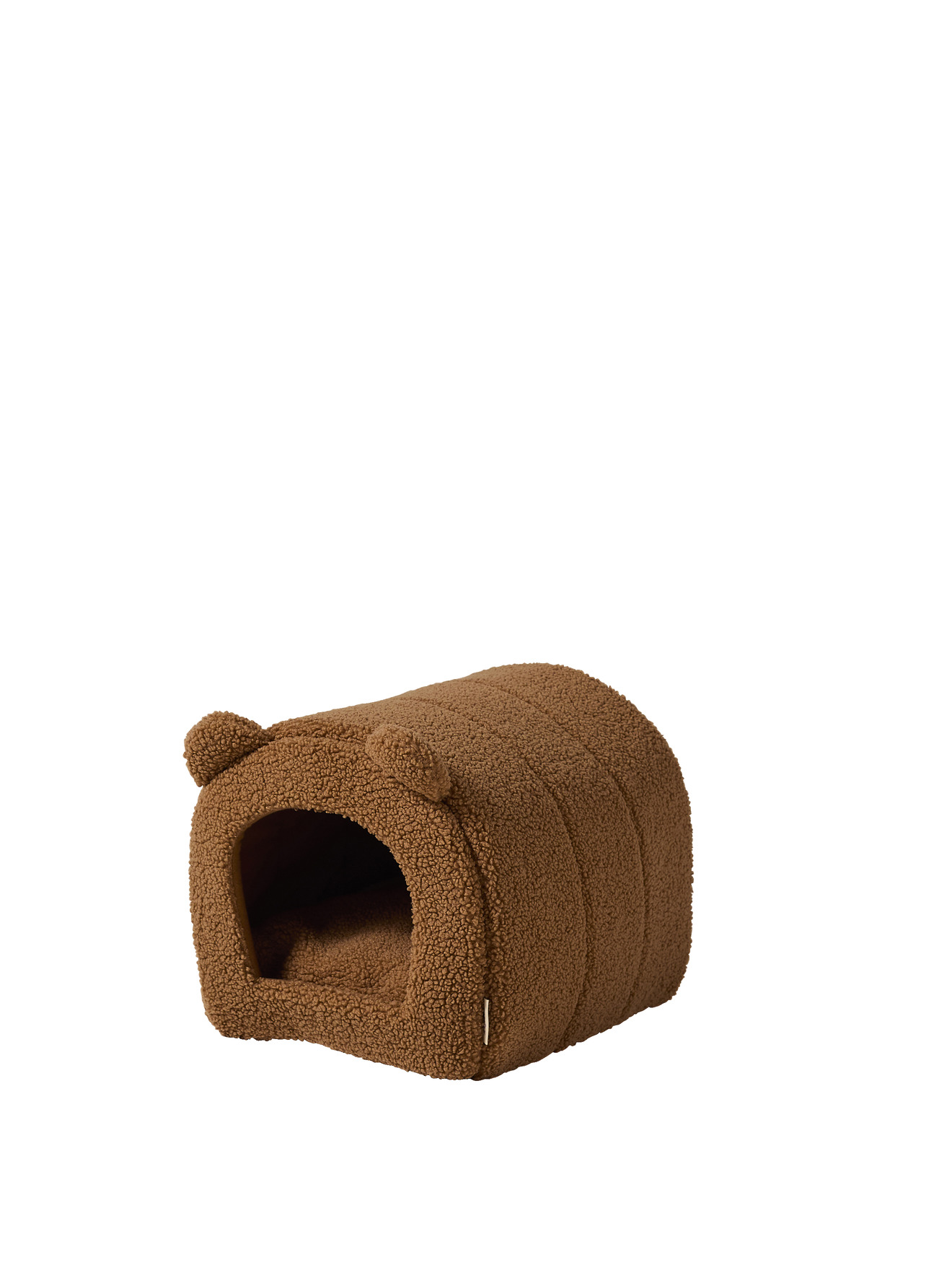 Panier fermé pour chat en sherpa, VERTBAUDET