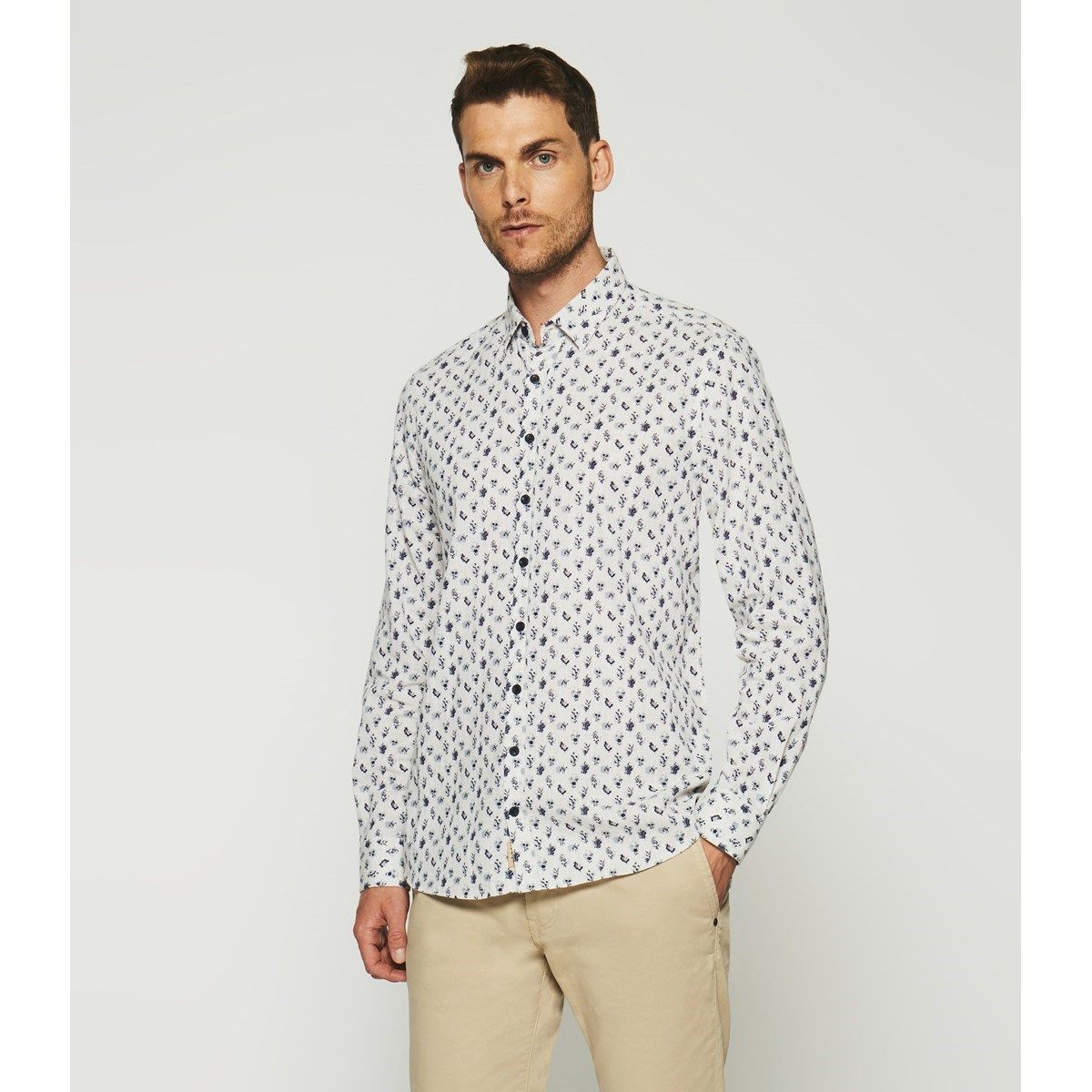 Chemisier H&M CONSCIOUS Imprimé Floral Roses Anciennes - Taille 40 Occasion Très Bon état