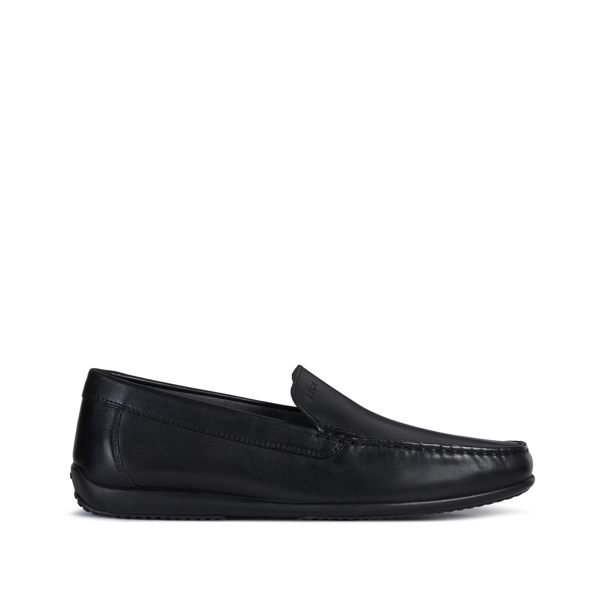 Ascanio leather loafers, black, Geox | La Redoute