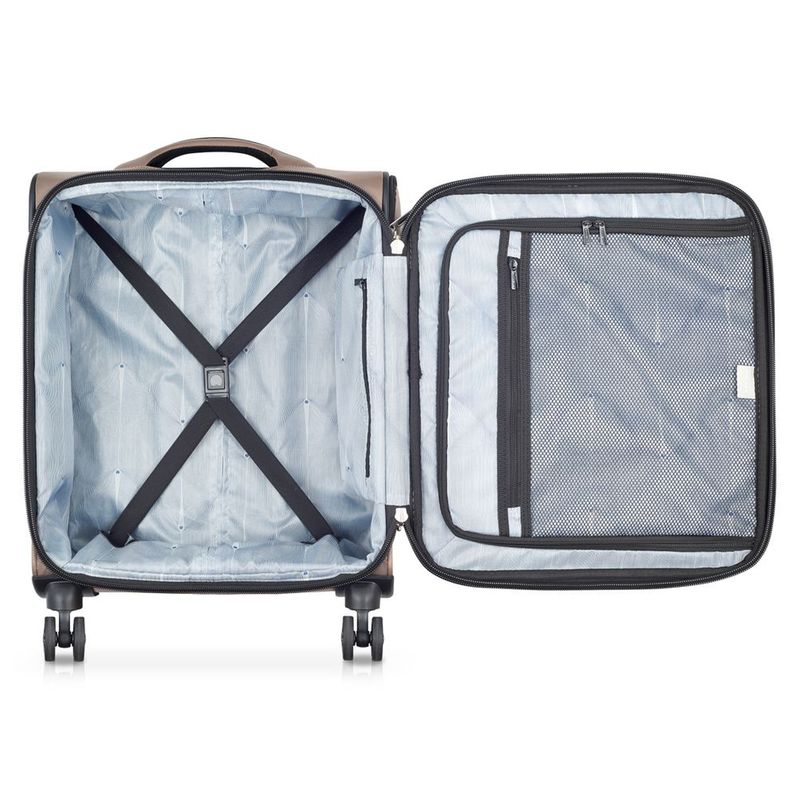 Valise cabine trolley slim 4 double roues 55cm taille : s, sky max