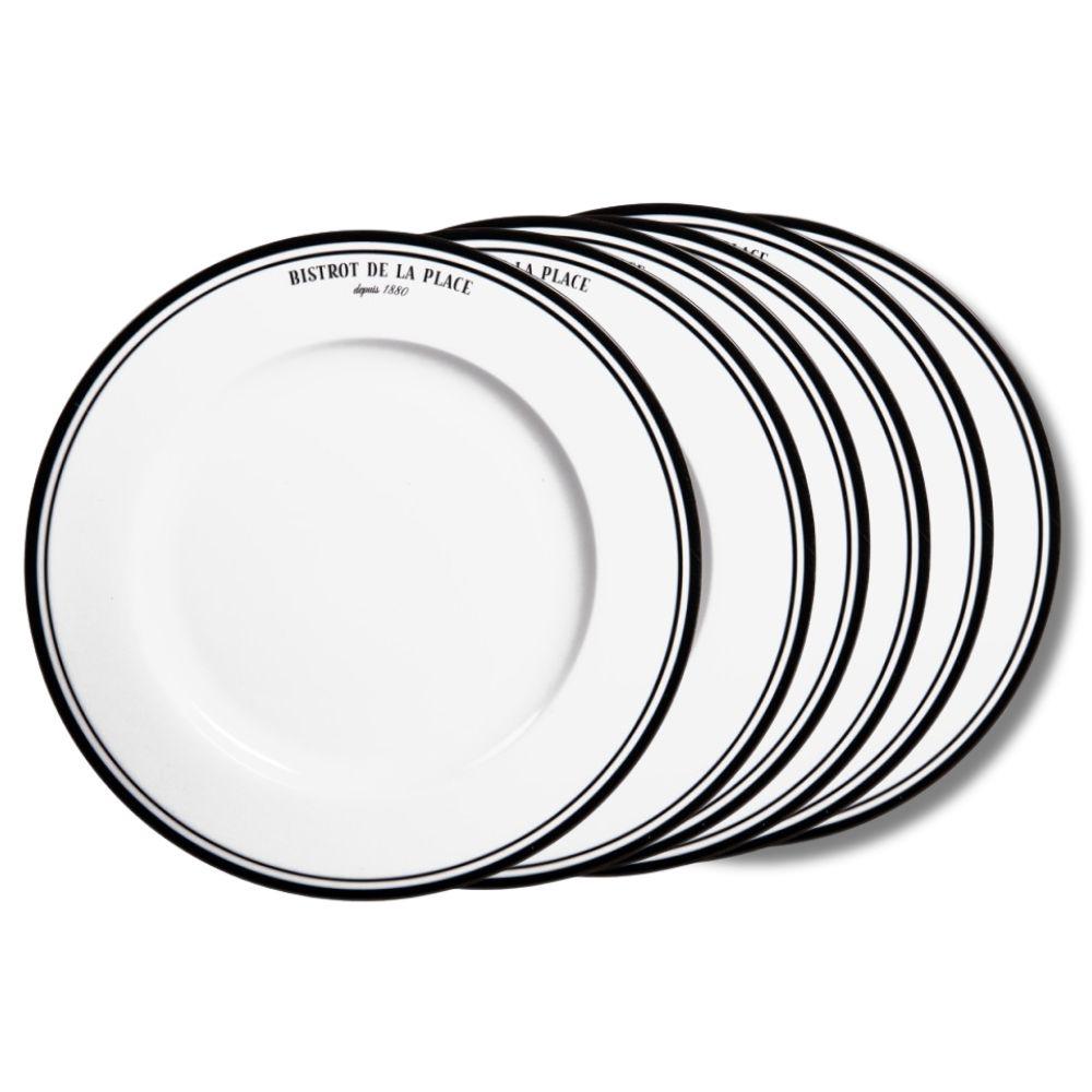 Assiette plate Bistrot 27 cm (lot de 6) - BISTROT, TABLE PASSION