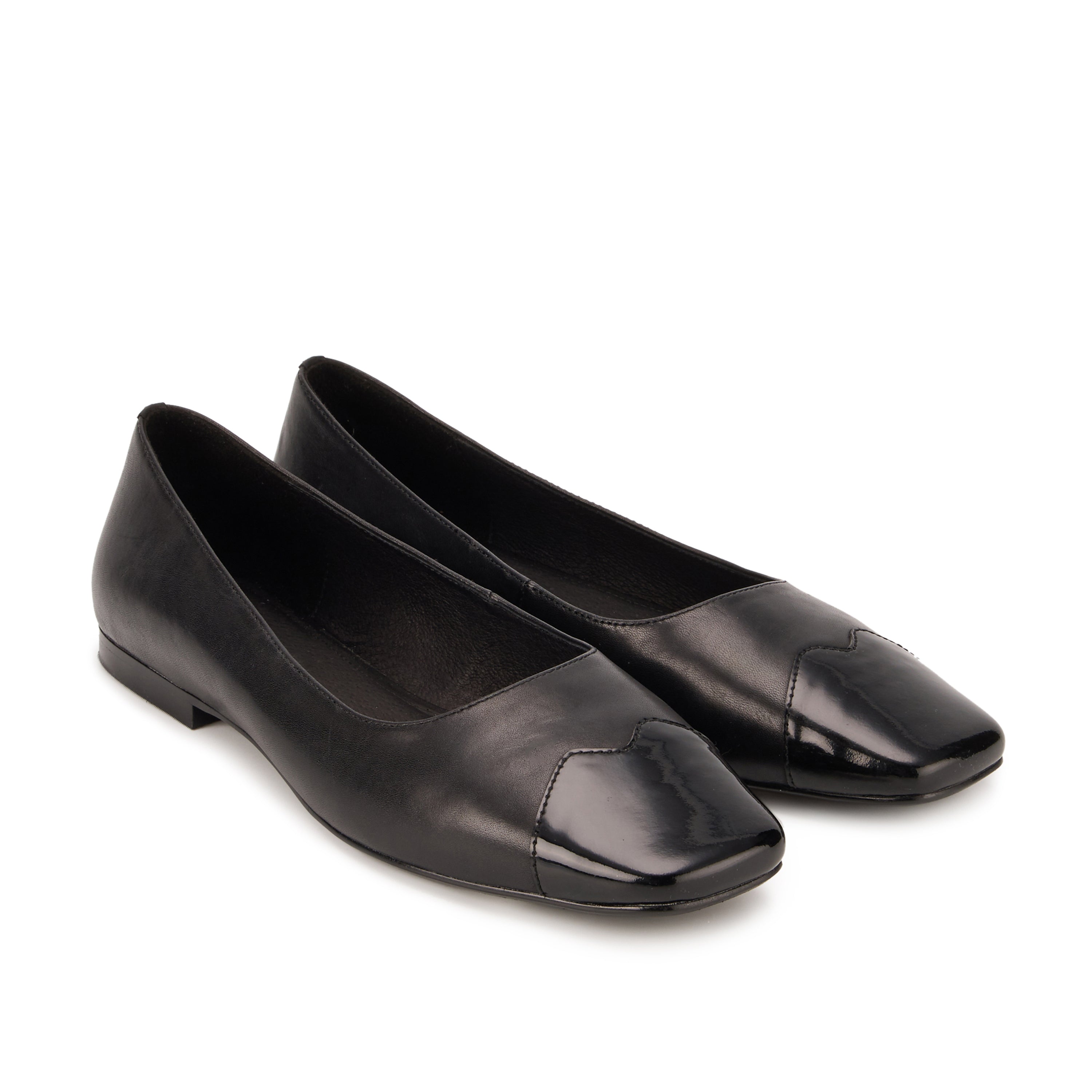 Ballerines Elisa Cuir Lisse, BONS BAISERS