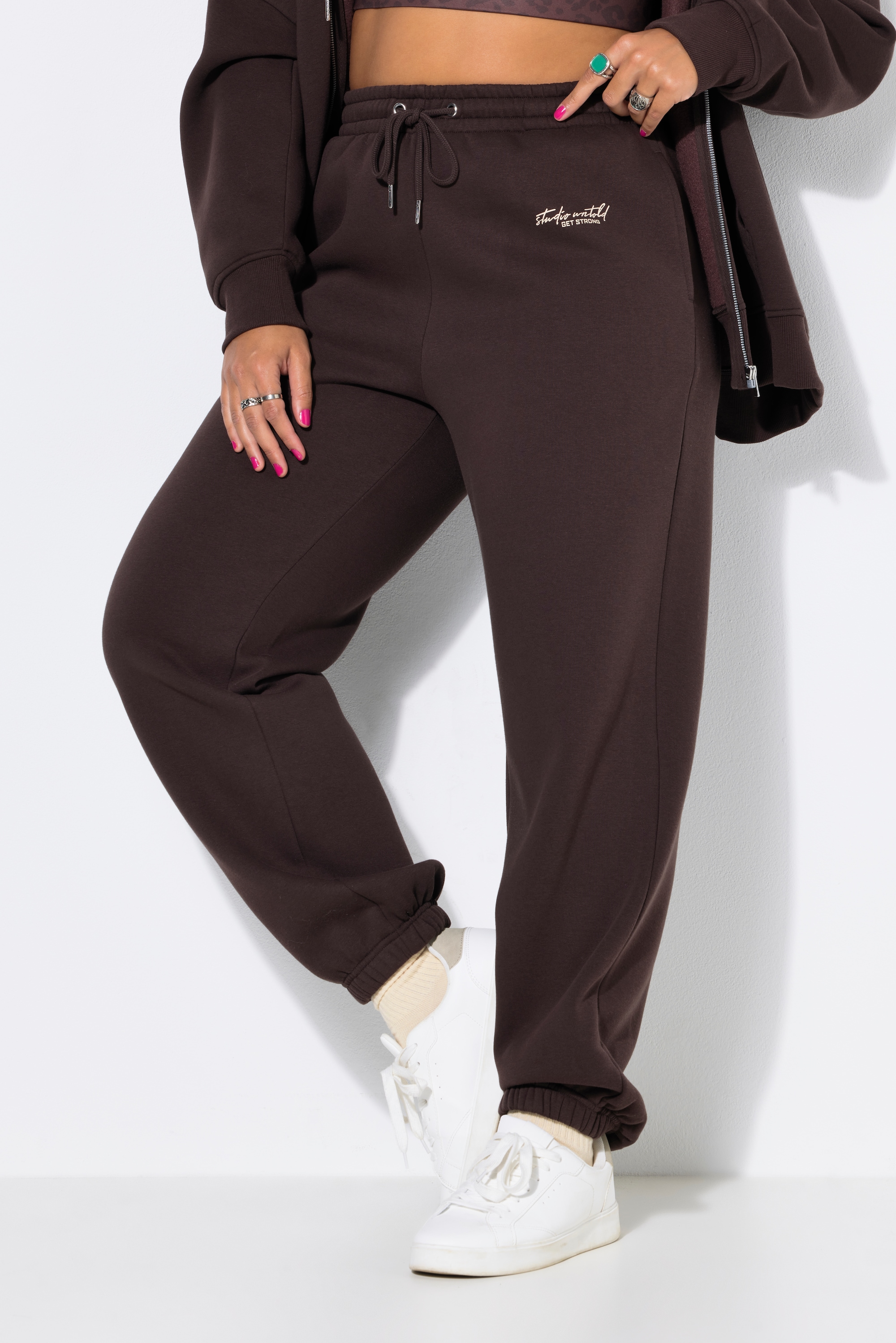 Pantalon de jogging, jambes larges, molleton, STUDIO UNTOLD