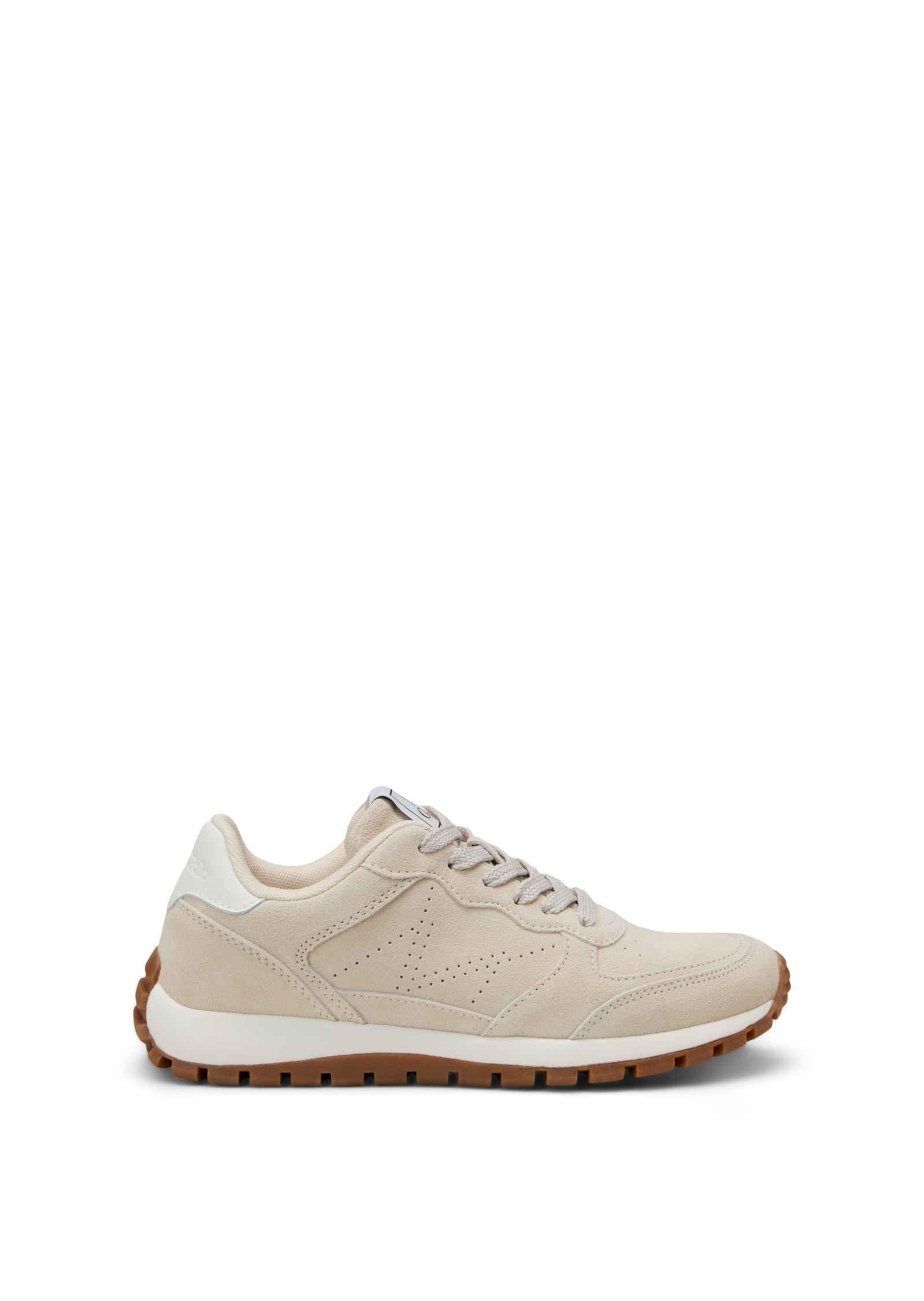 Baskets Modèle Bella en cuir velours doux, MARC O'POLO