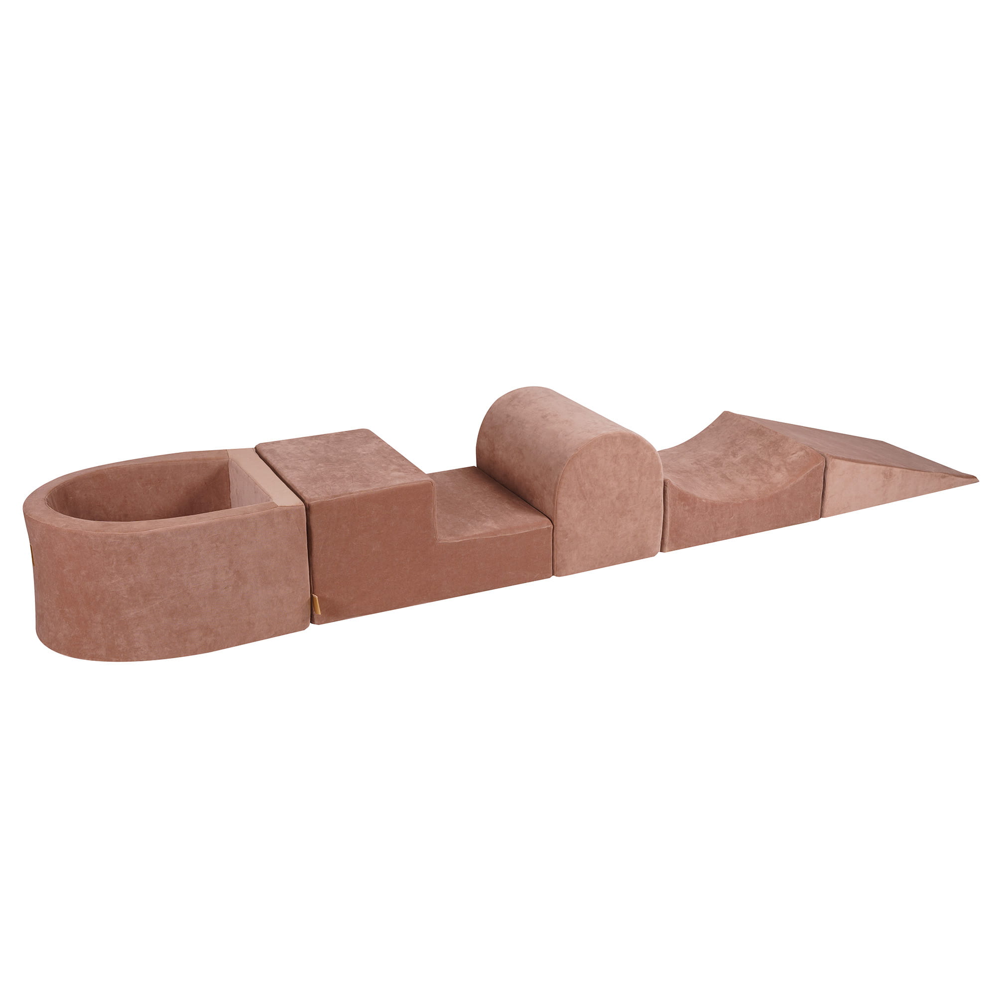 Aire De Jeux en Mousse avec Piscine sans Balles, VELOURS, MEOW BABY