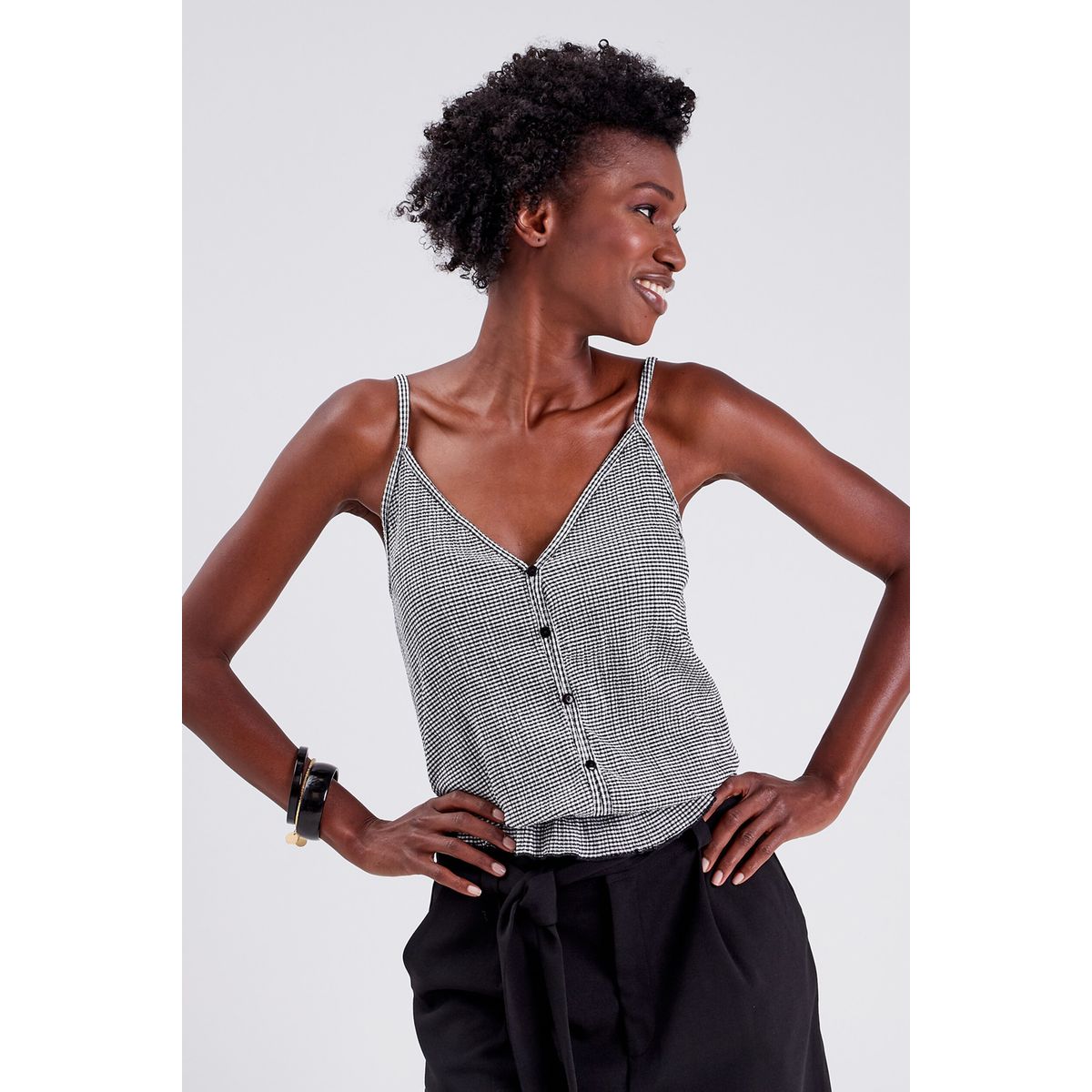 Blouse vichy femme new arrivals