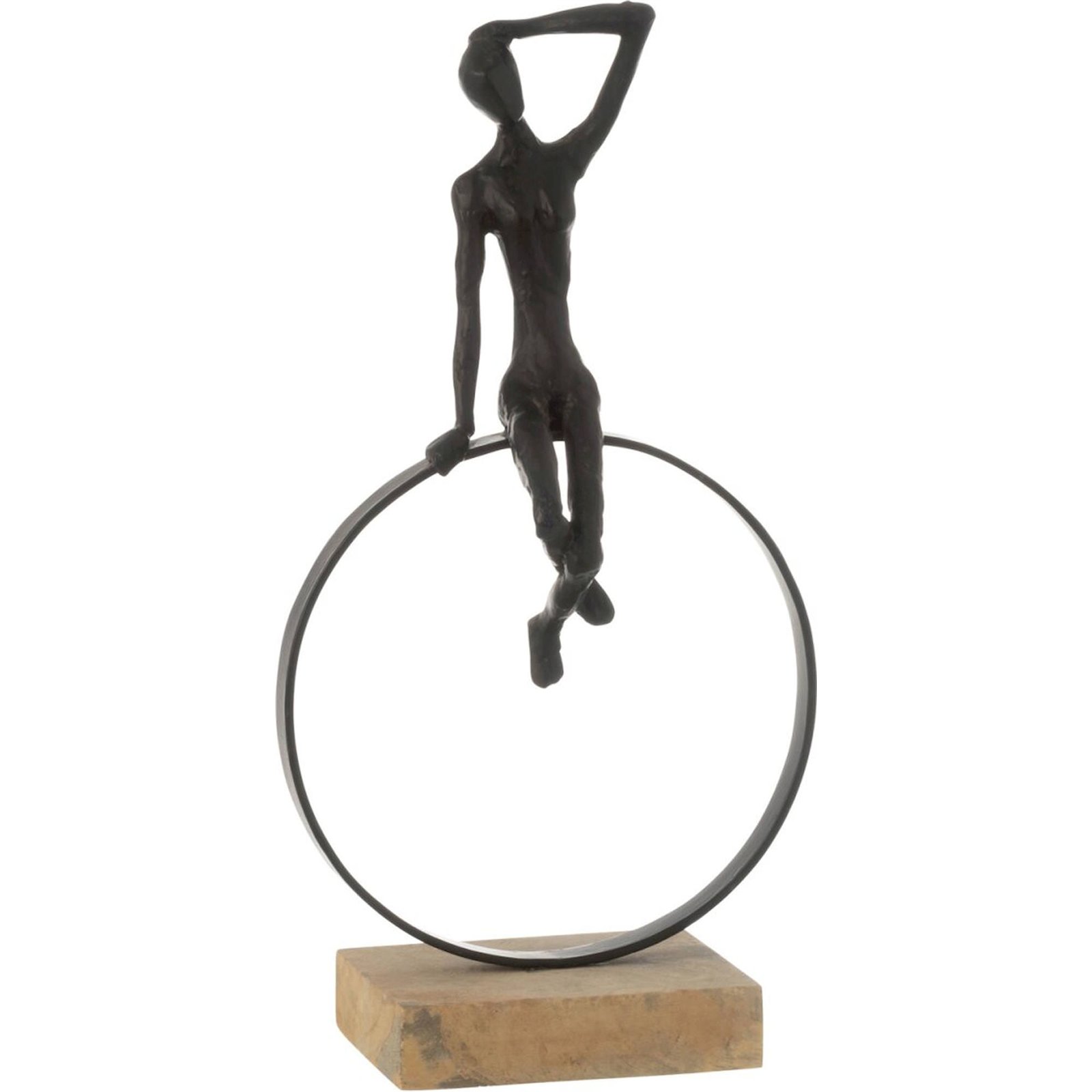 Figurine décorative femme sur anneau, RECOLLECTION