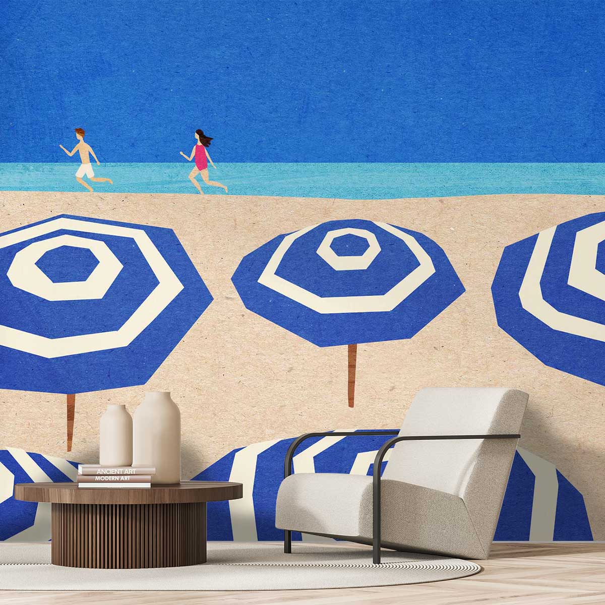 Papier peint un été à la plage, HEXOA
