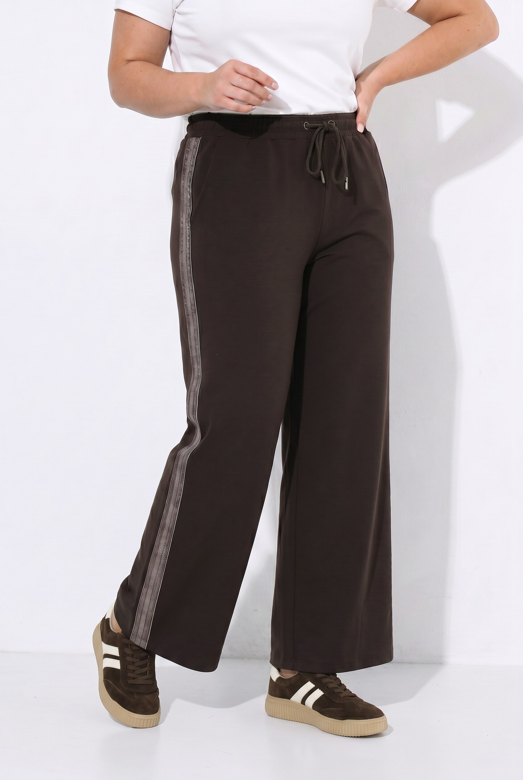 Pantalon longueur 3/4 et jambe large, ULLA POPKEN