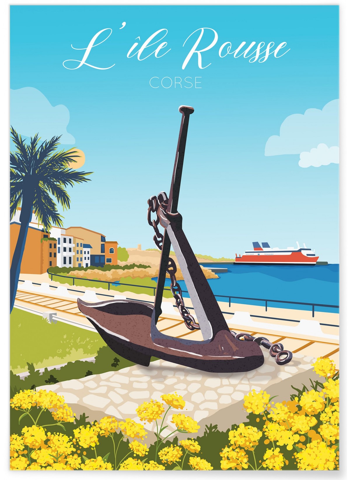 Affiche ville L'île Rousse, L'AFFICHERIE