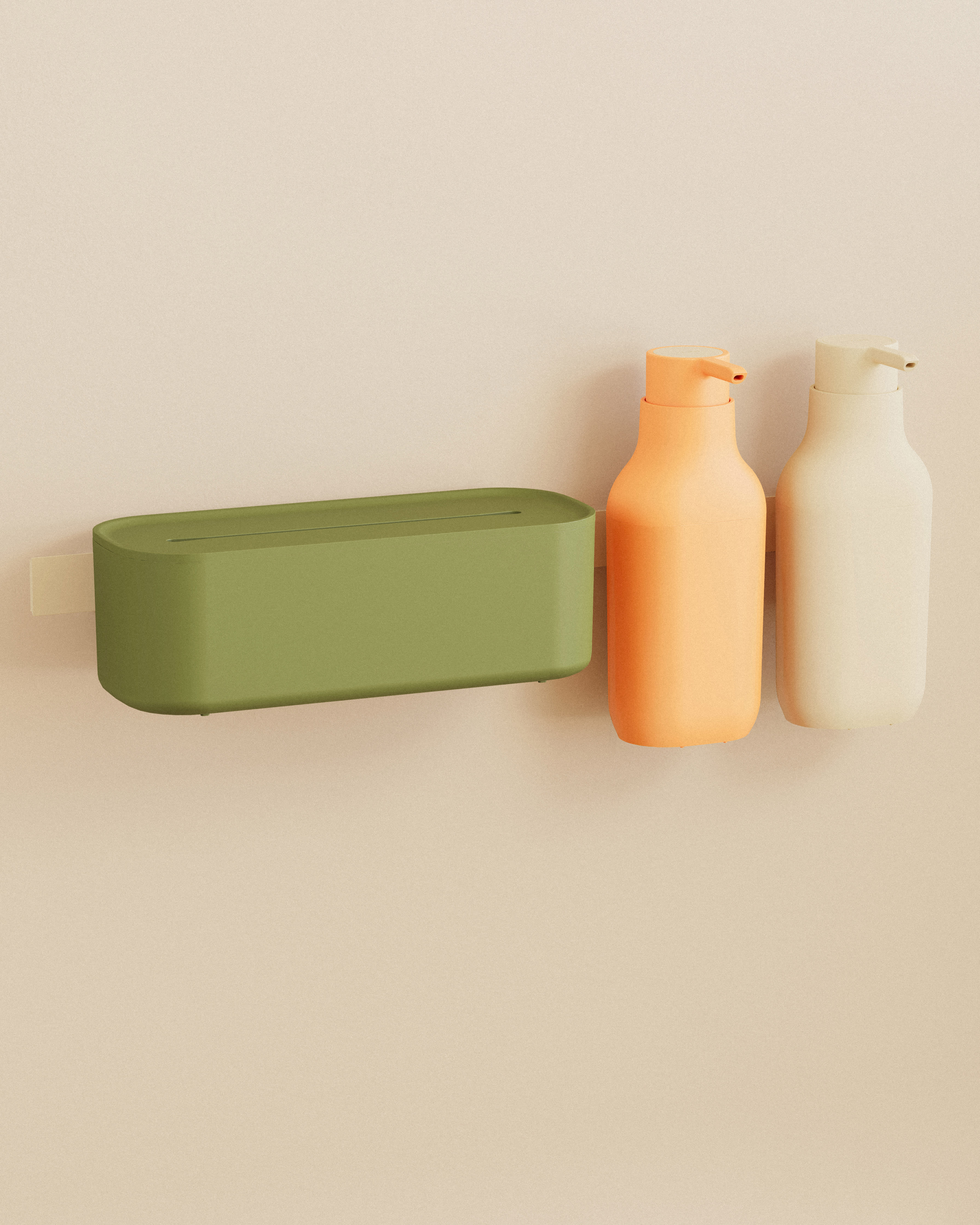 Set Modulaire Pour Douche Avec Doseur avec vis ou adhésif ALIFE, COSMIC