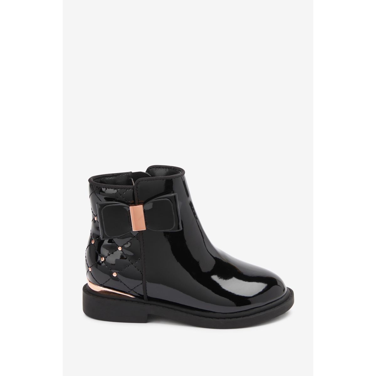 bottines vernies a lacets