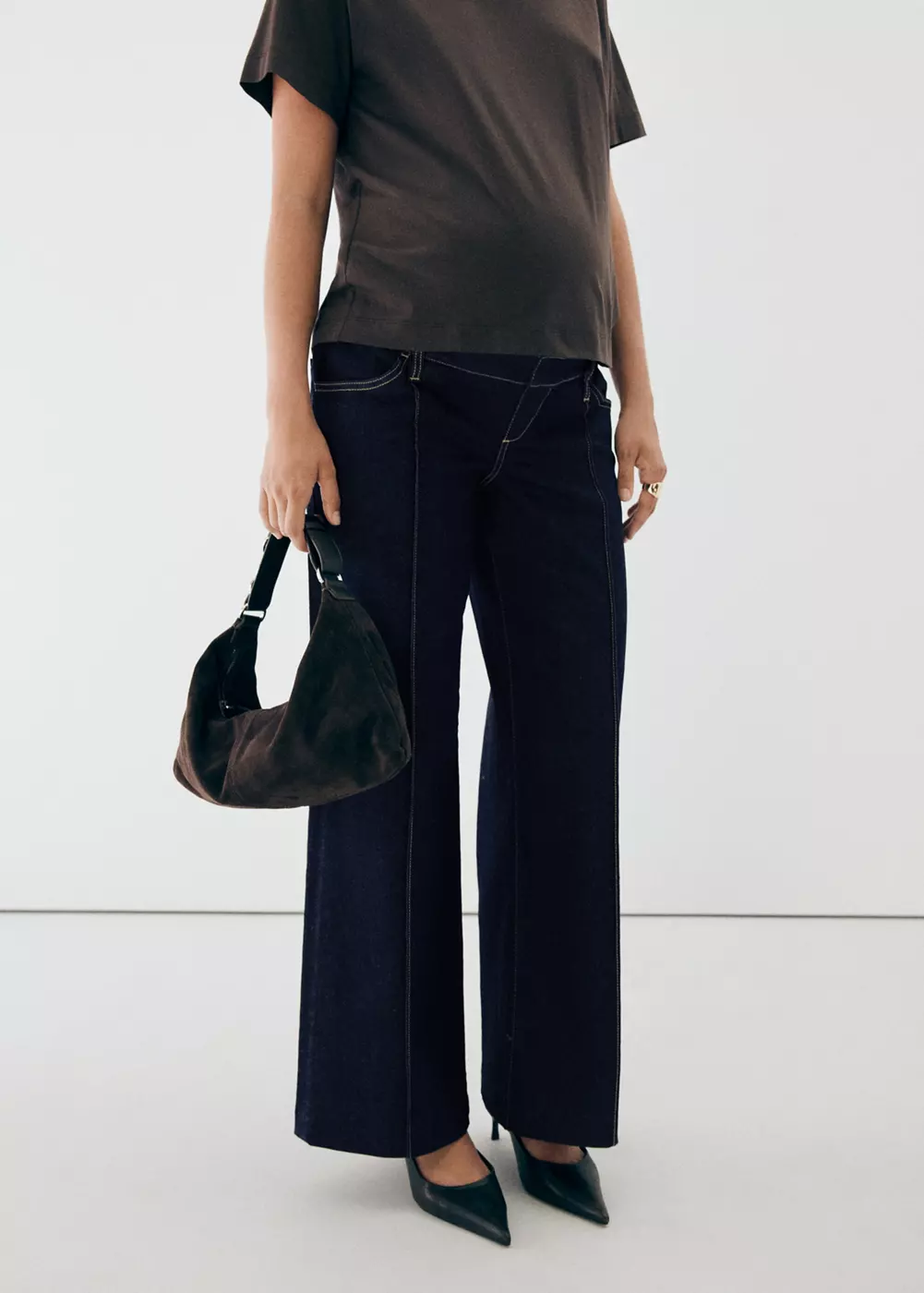 Jean large de grossesse, MANGO