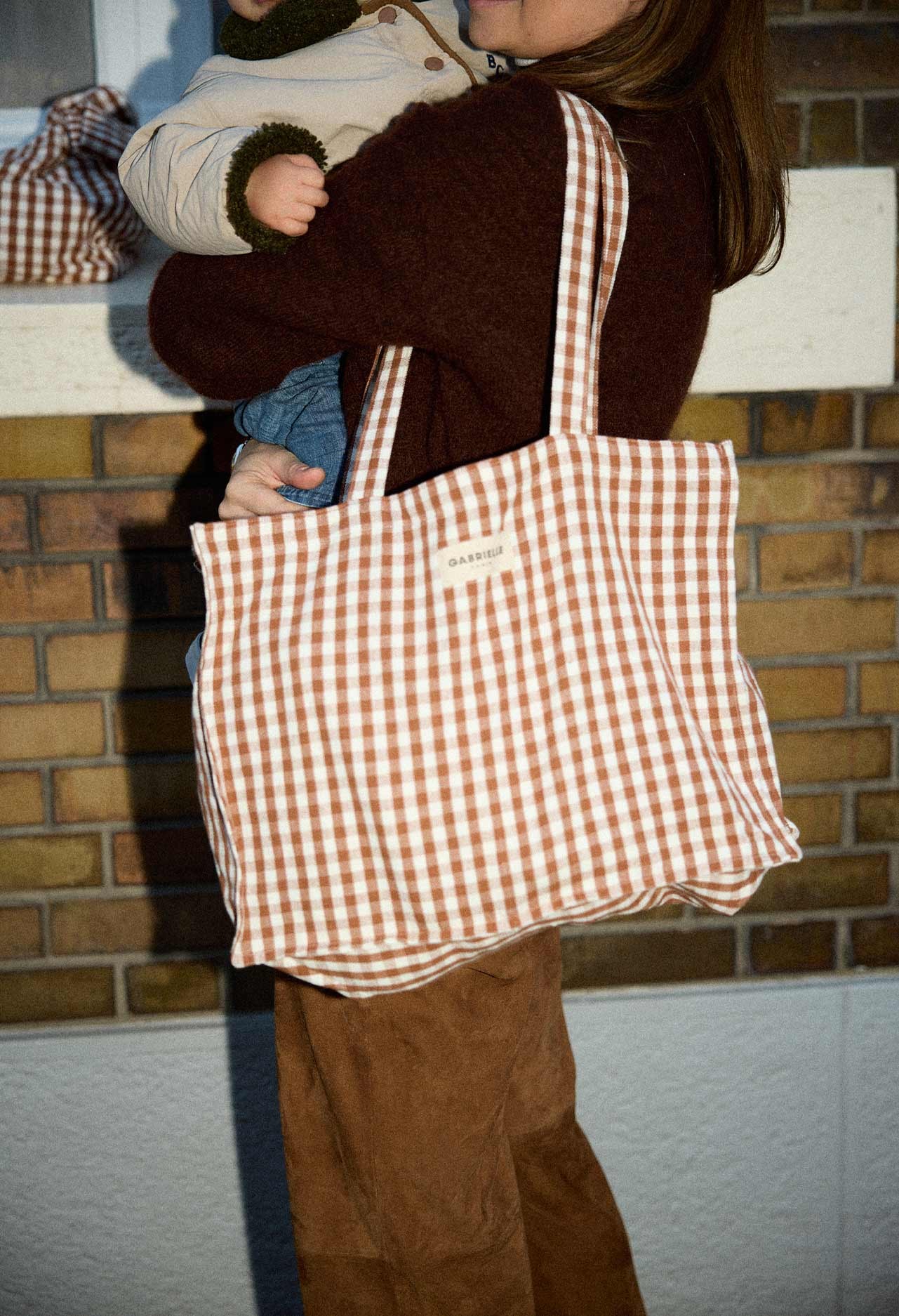 Sac 24h en coton, VICHY, GABRIELLE PARIS