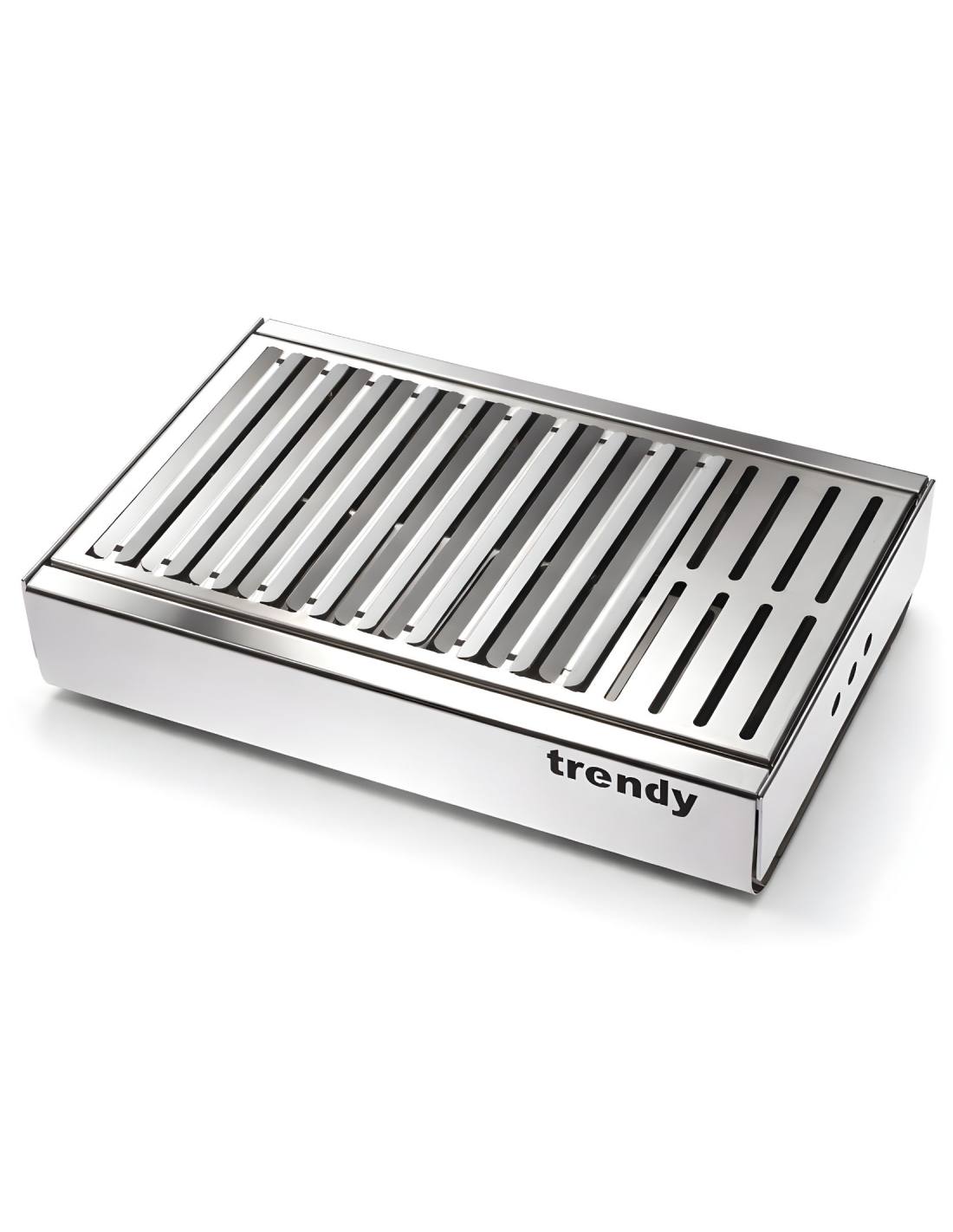 Barbecue portable compact au charbon TRENDY en acier inoxydable, DON HIERRO