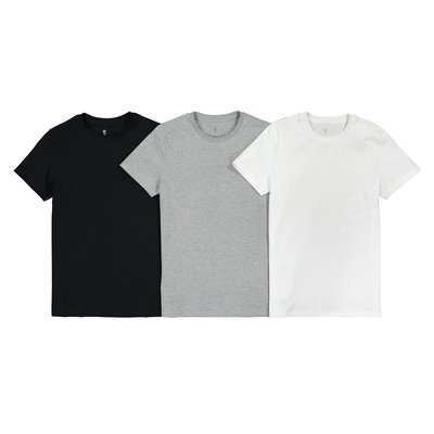 Set van 3 T-shirts met korte mouwen, in katoen LA REDOUTE COLLECTIONS