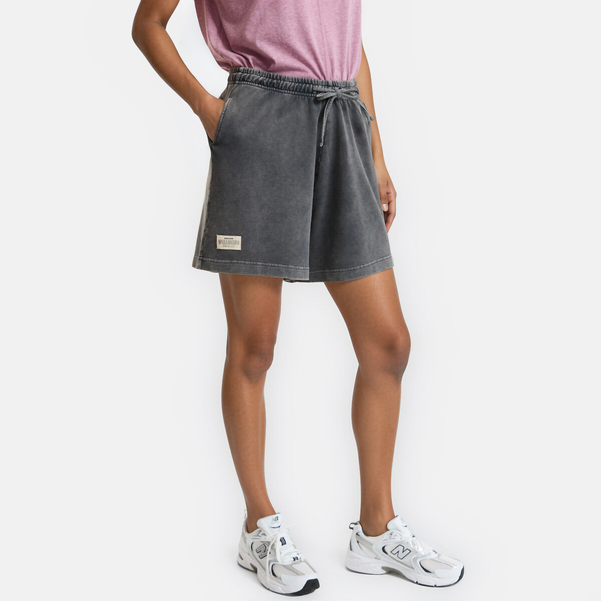 Short in molton, elastische taille, LA REDOUTE COLLECTIONS